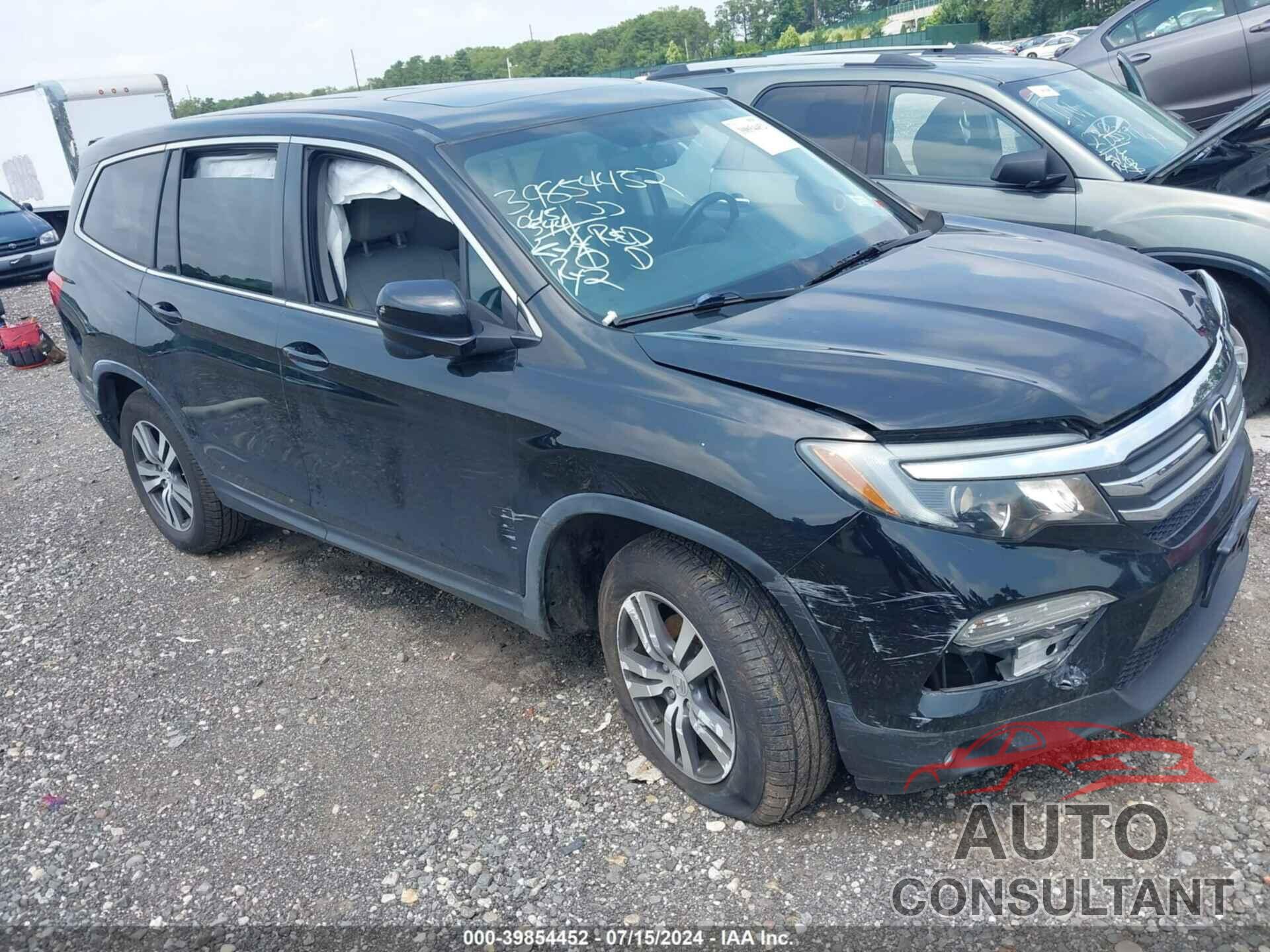 HONDA PILOT 2016 - 5FNYF6H54GB123168