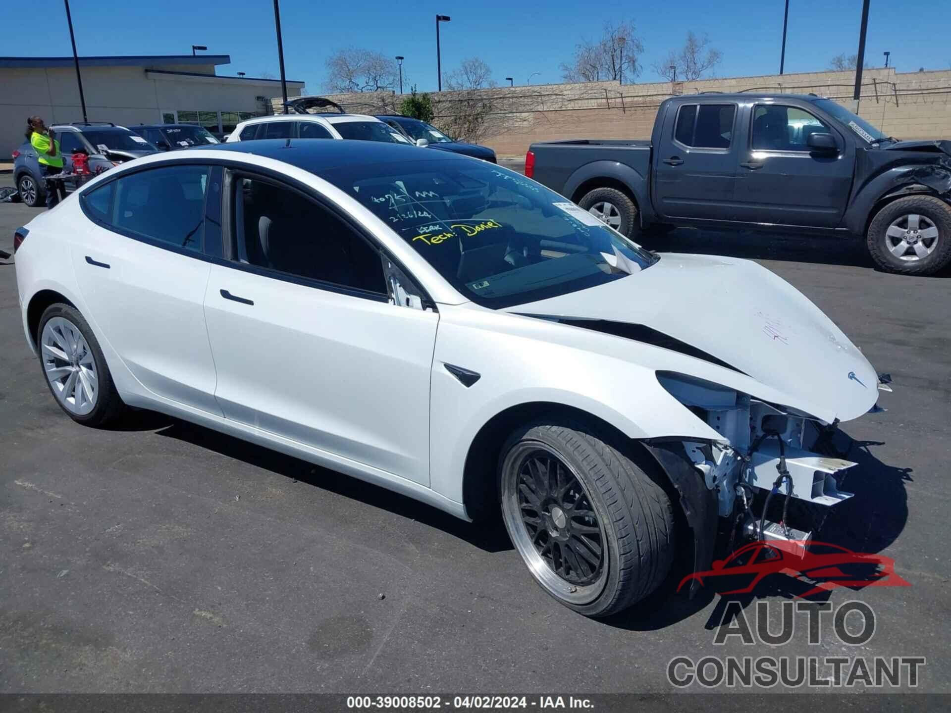 TESLA MODEL 3 2022 - 5YJ3E1EA9NF360642