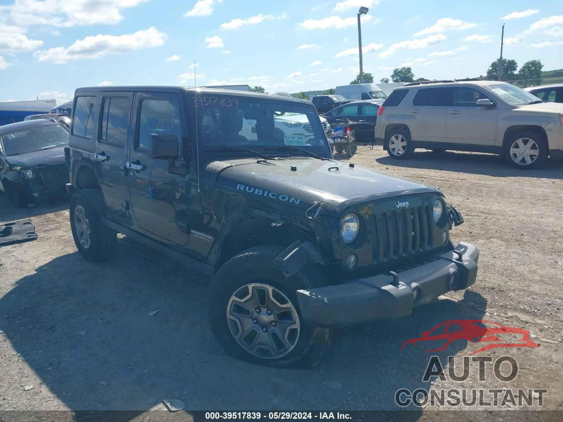 JEEP WRANGLER UNLIMITED 2016 - 1C4BJWFG0GL193319