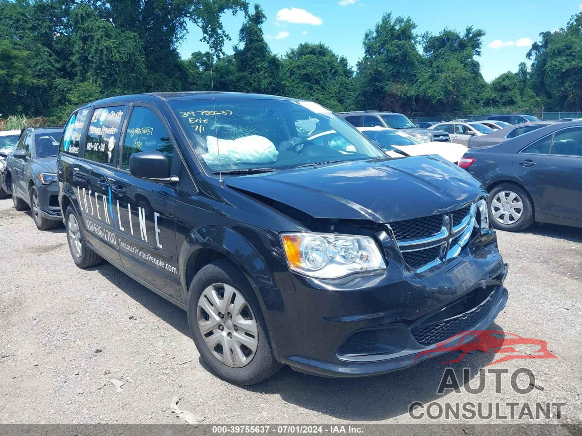 DODGE GRAND CARAVAN 2016 - 2C4RDGBG7GR220038