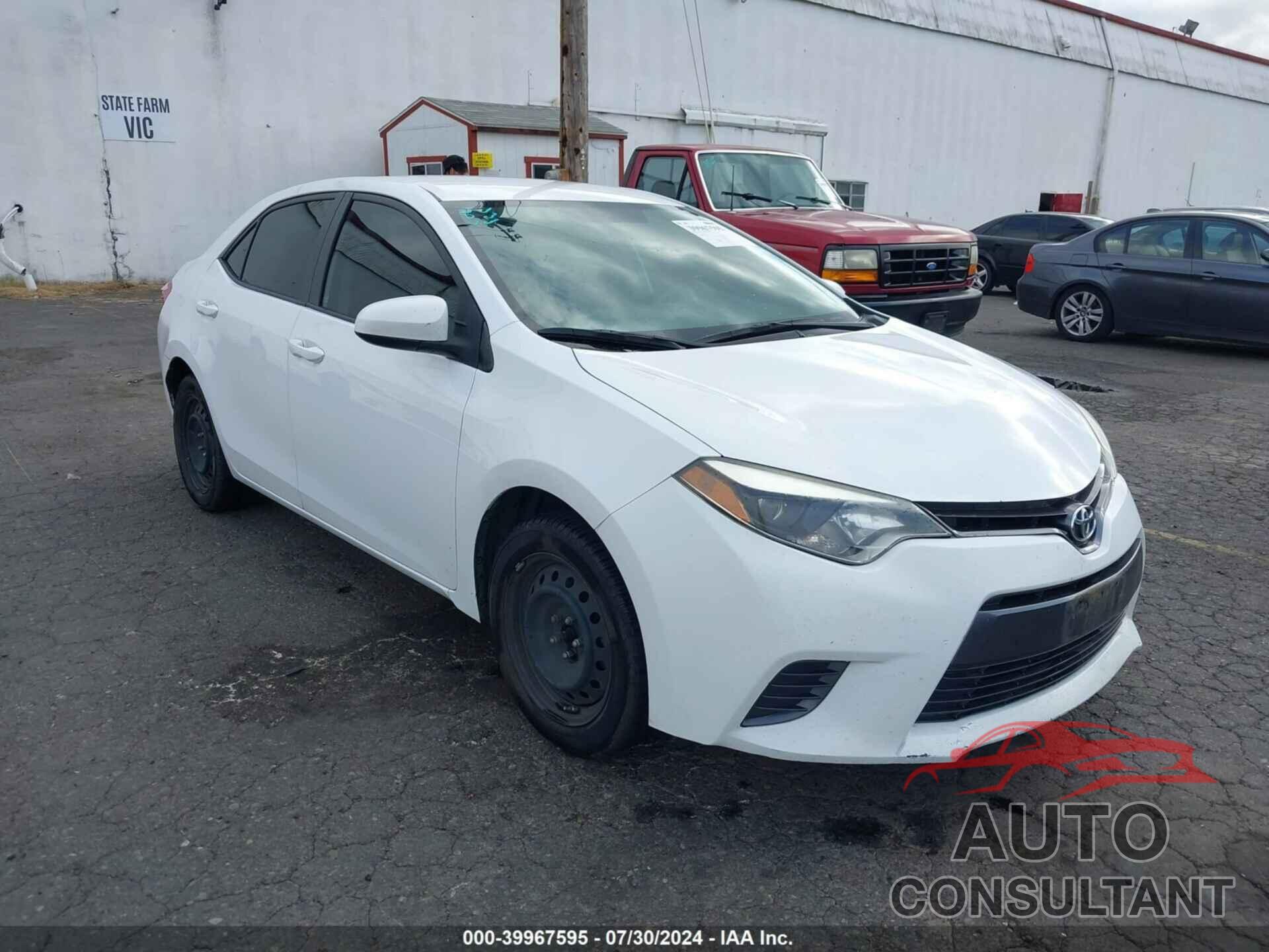 TOYOTA COROLLA 2016 - 2T1BURHE9GC700584