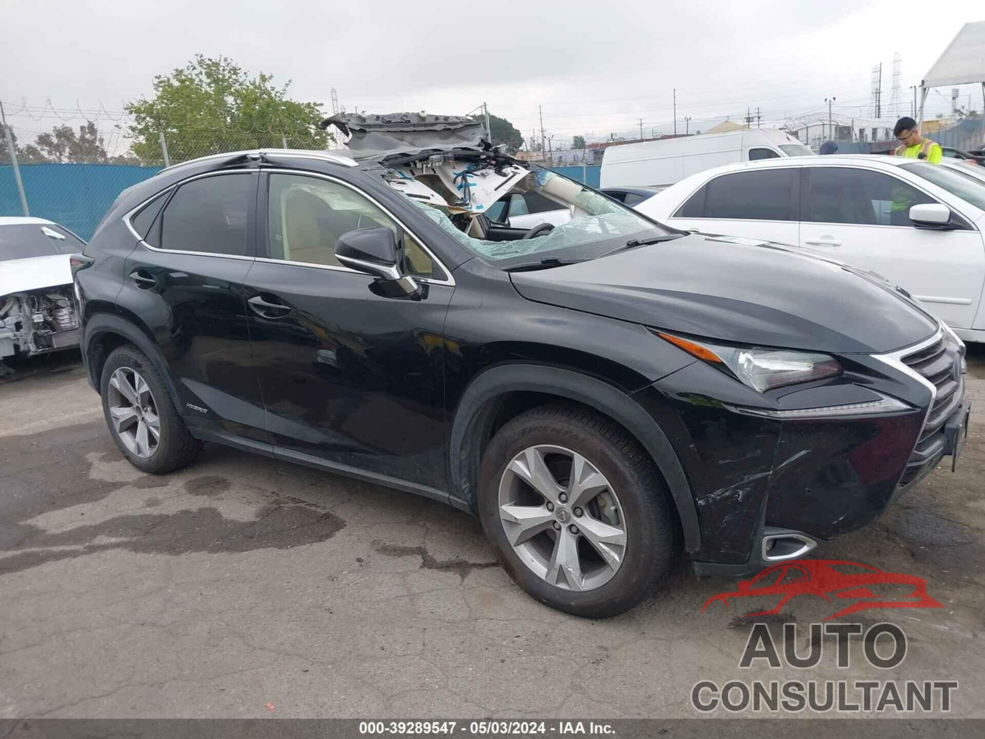 LEXUS NX 300H 2017 - JTJBJRBZ7H2053751