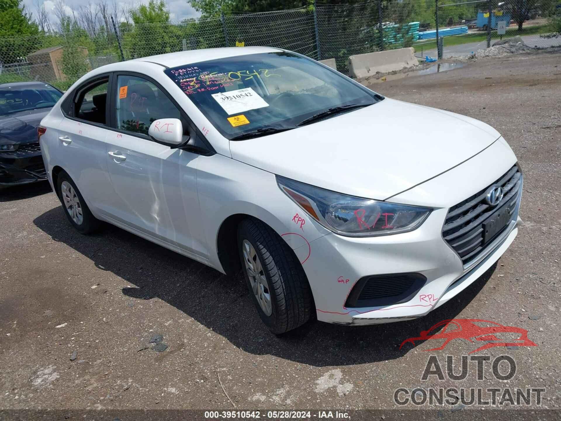 HYUNDAI ACCENT 2018 - 3KPC24A38JE018150