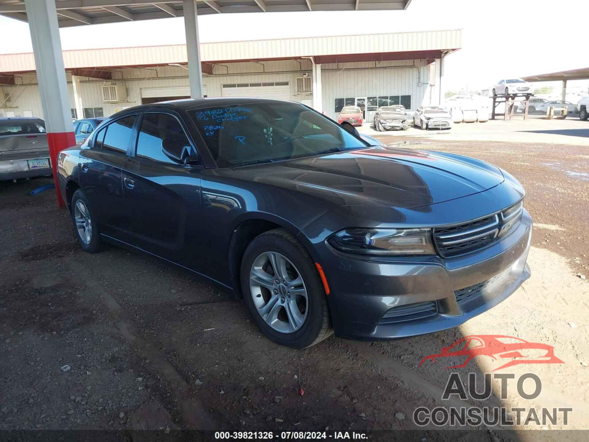 DODGE CHARGER 2016 - 2C3CDXBG3GH192111