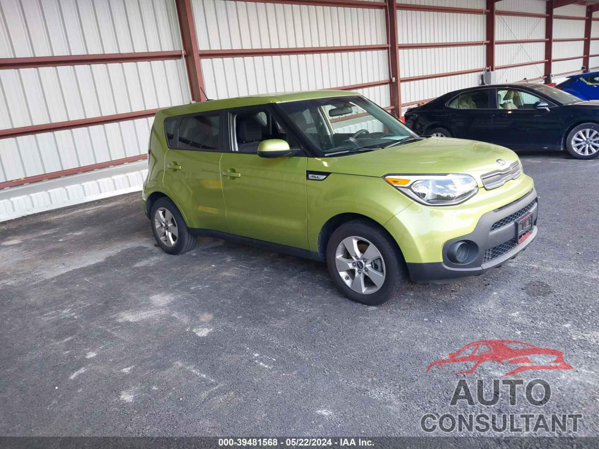 KIA SOUL 2019 - KNDJN2A24K7914344