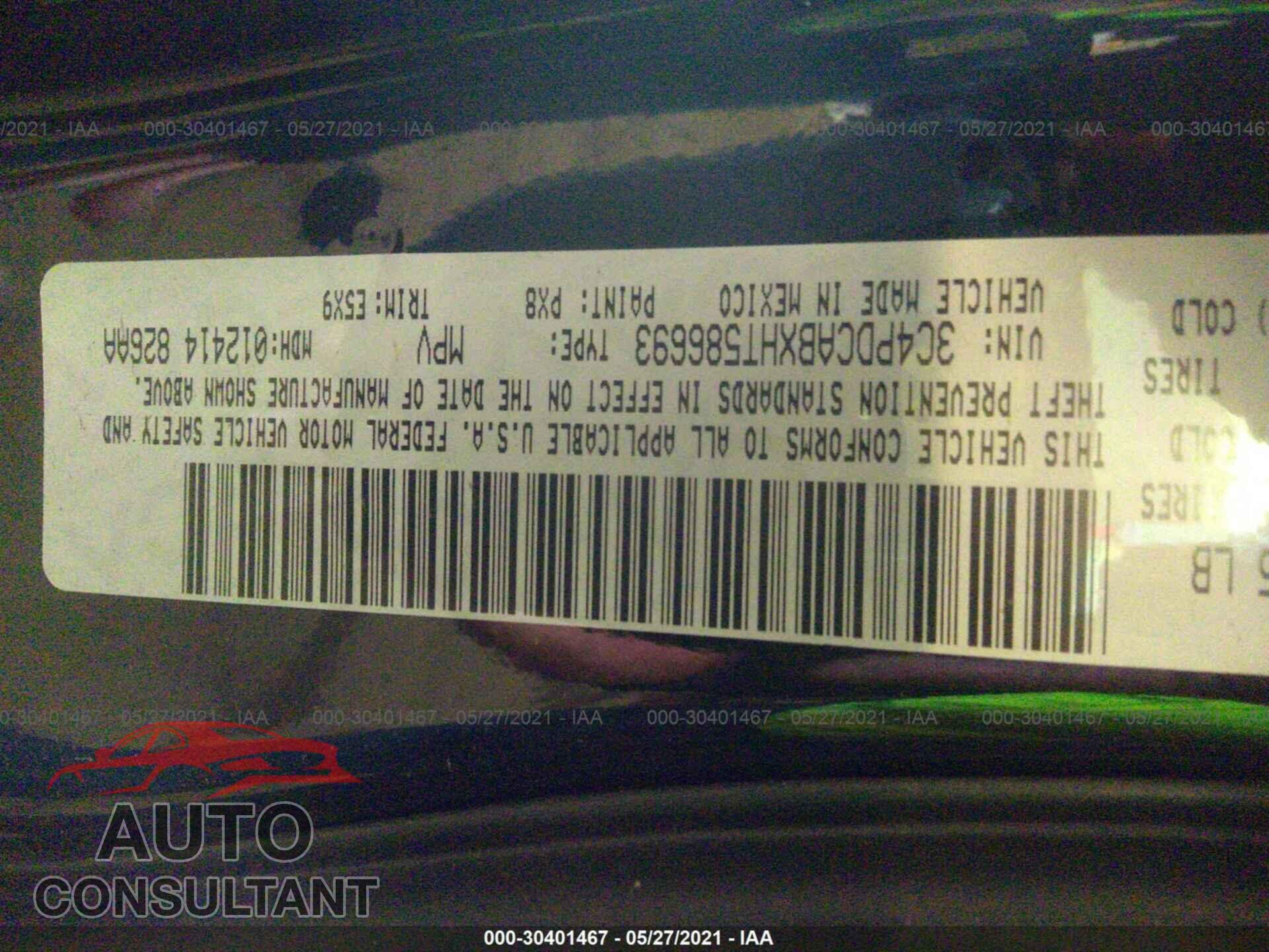 DODGE JOURNEY 2017 - 3C4PDCABXHT586693