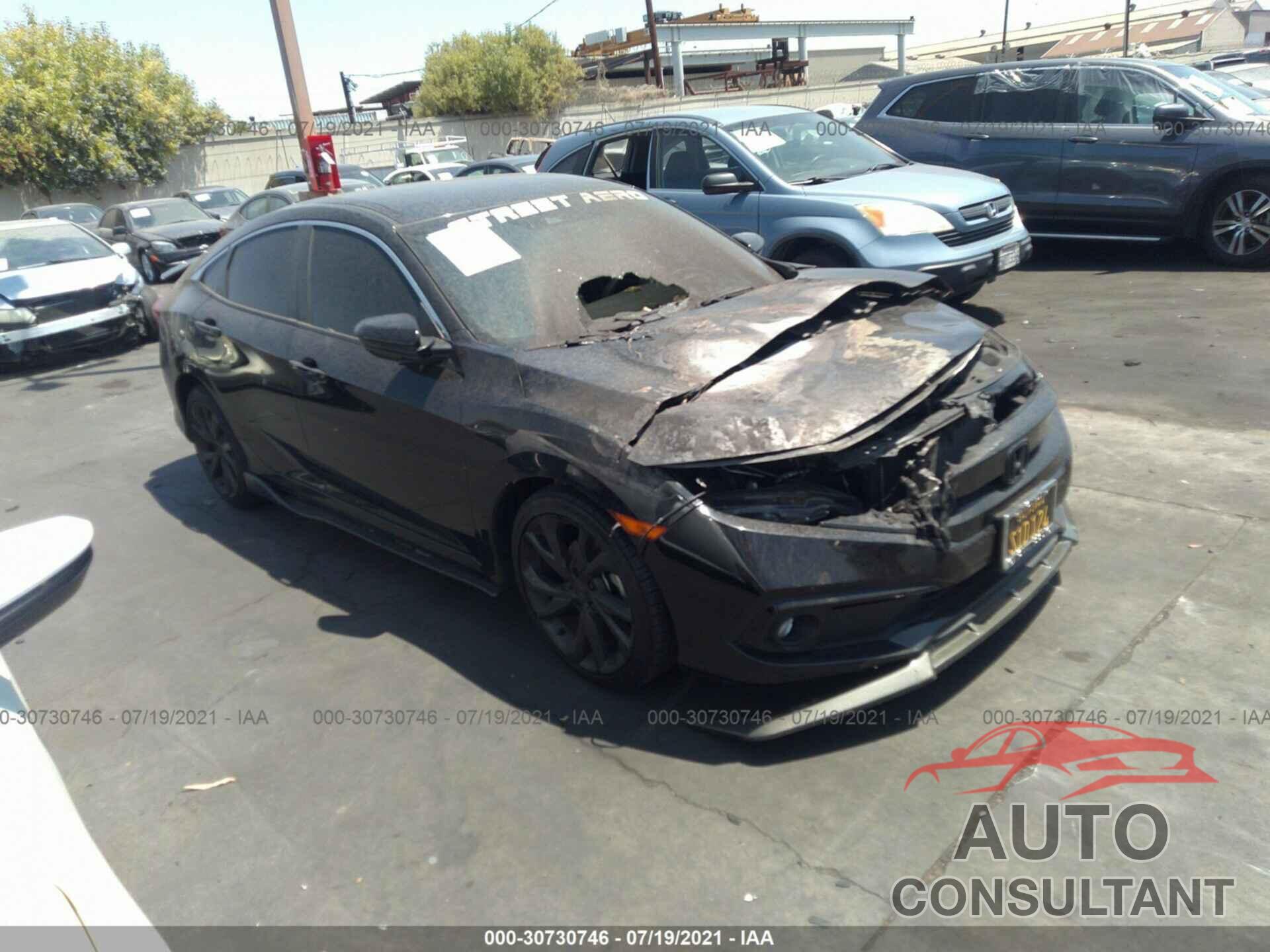 HONDA CIVIC SEDAN 2020 - 19XFC2F83LE207231