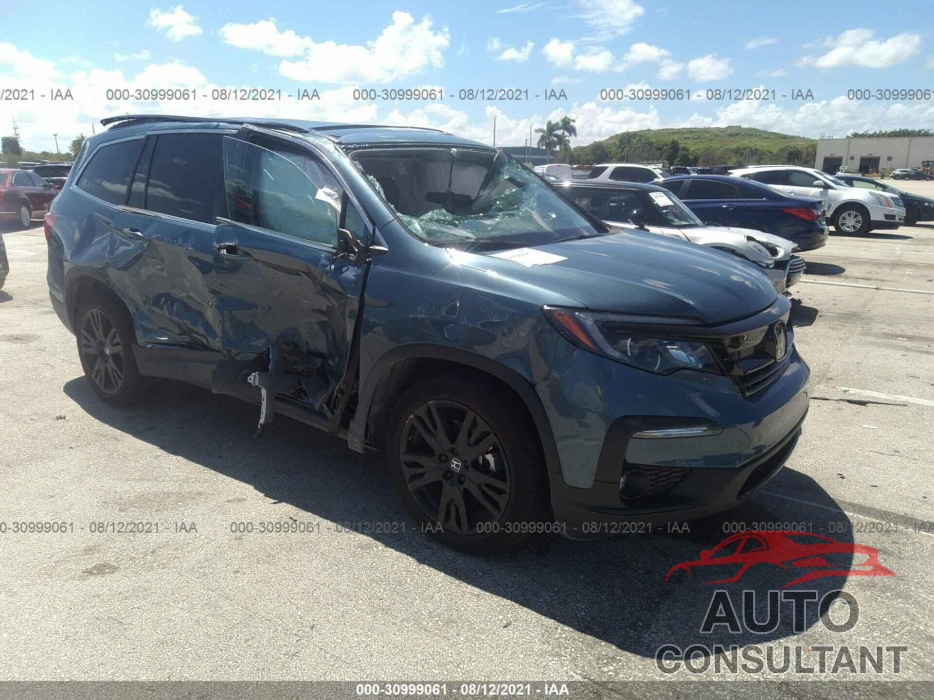 HONDA PILOT 2021 - 5FNYF5H24MB025883