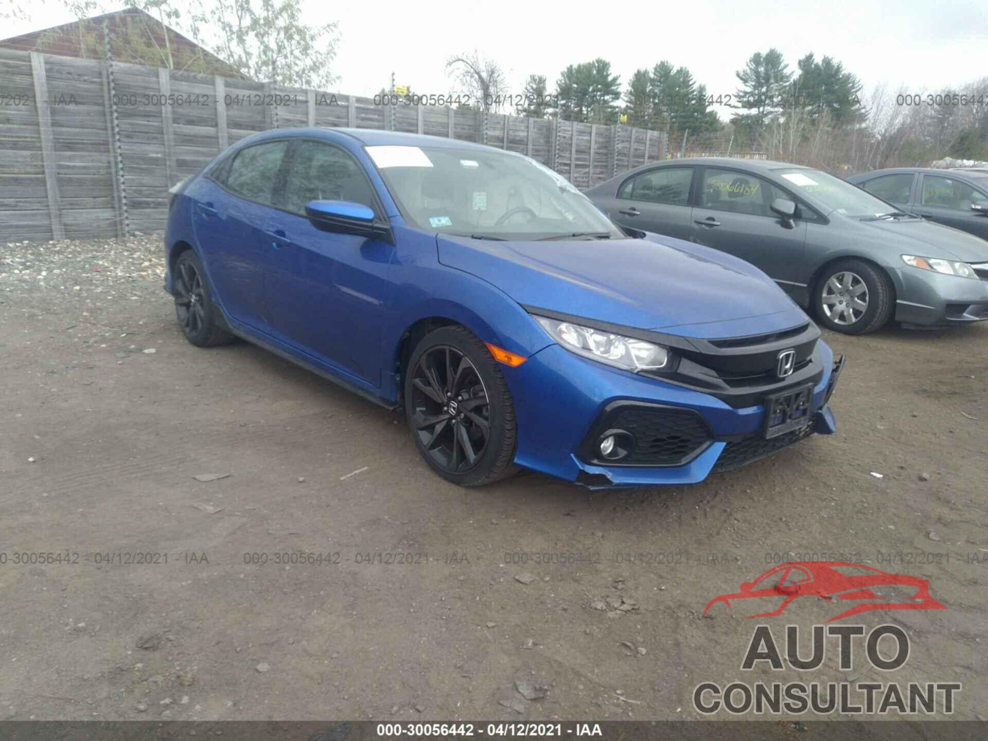 HONDA CIVIC HATCHBACK 2018 - SHHFK7H4XJU418667