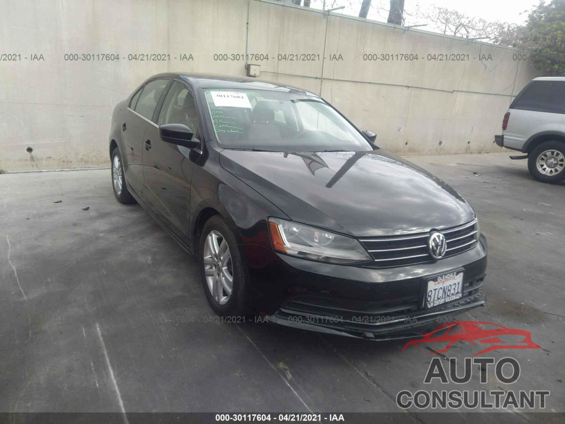 VOLKSWAGEN JETTA 2017 - 3VW2B7AJ6HM349723