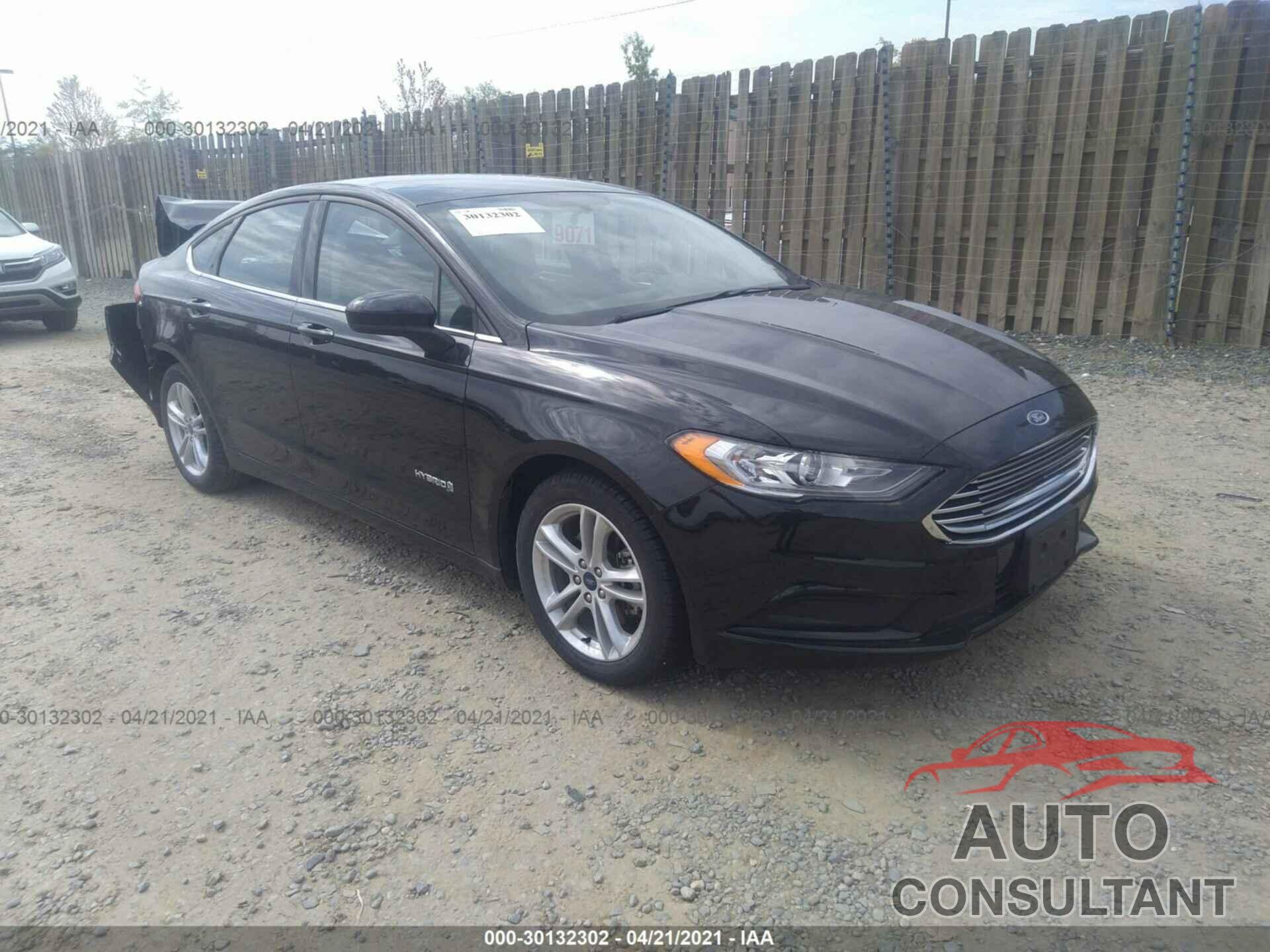 FORD FUSION HYBRID 2018 - 3FA6P0LU0JR119792