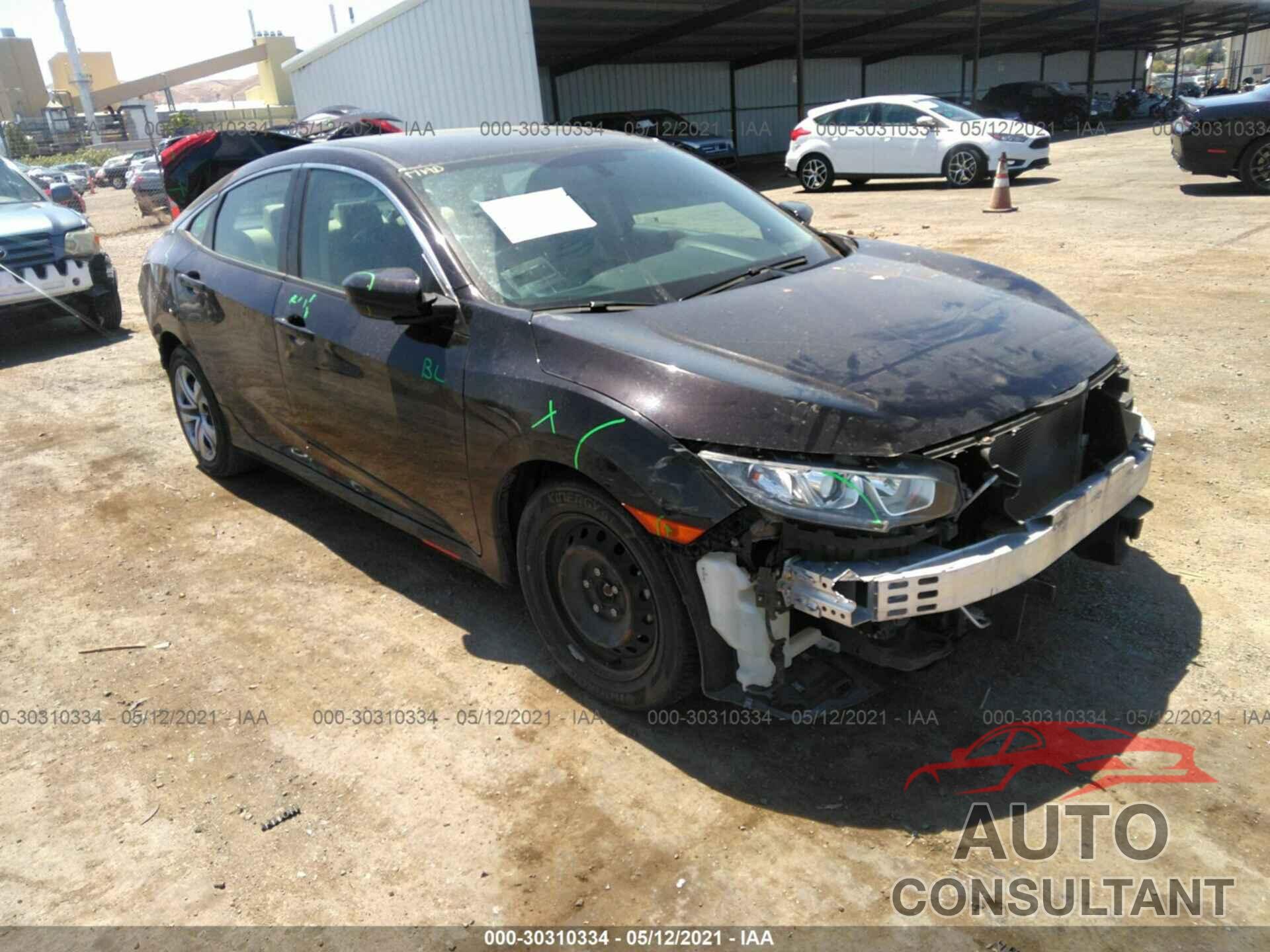 HONDA CIVIC SEDAN 2017 - 2HGFC2F58HH571986