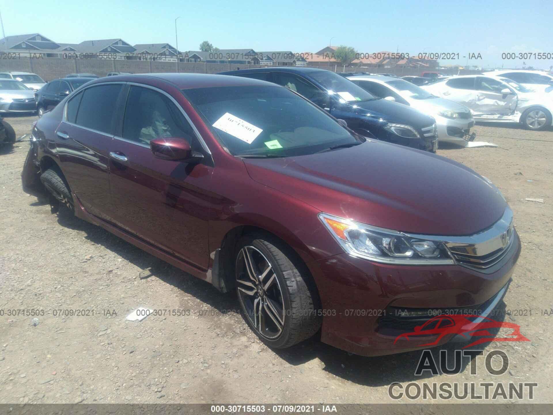 HONDA ACCORD SEDAN 2016 - 1HGCR2F52GA155818