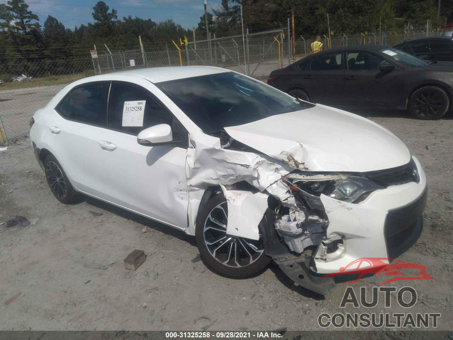 TOYOTA COROLLA 2016 - 2T1BURHE0GC550722