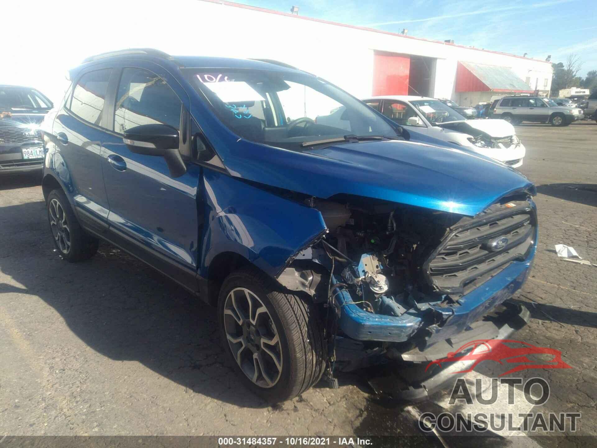 FORD ECOSPORT 2019 - MAJ6S3JL5KC297613