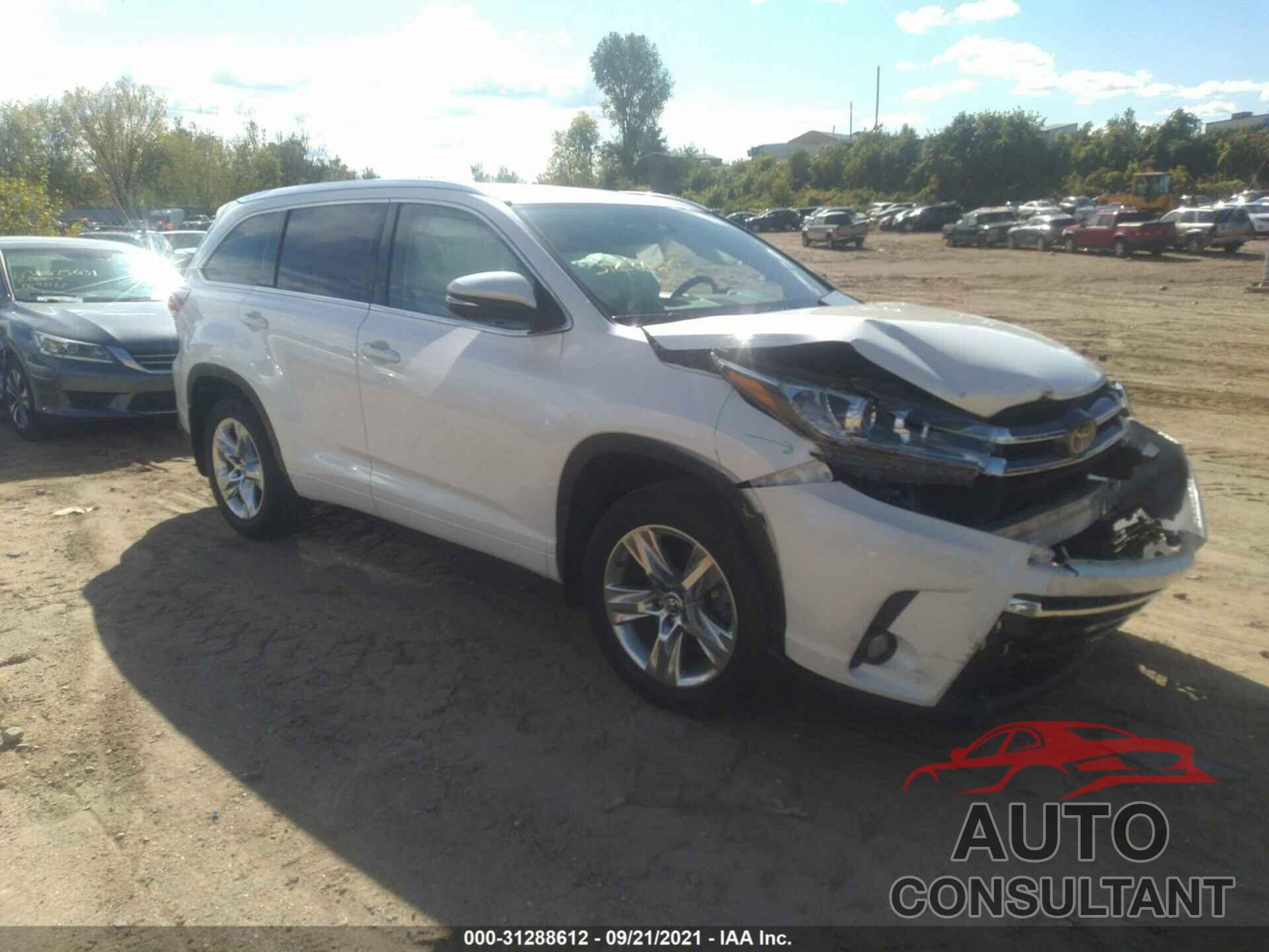TOYOTA HIGHLANDER 2017 - 5TDDZRFH2HS456759