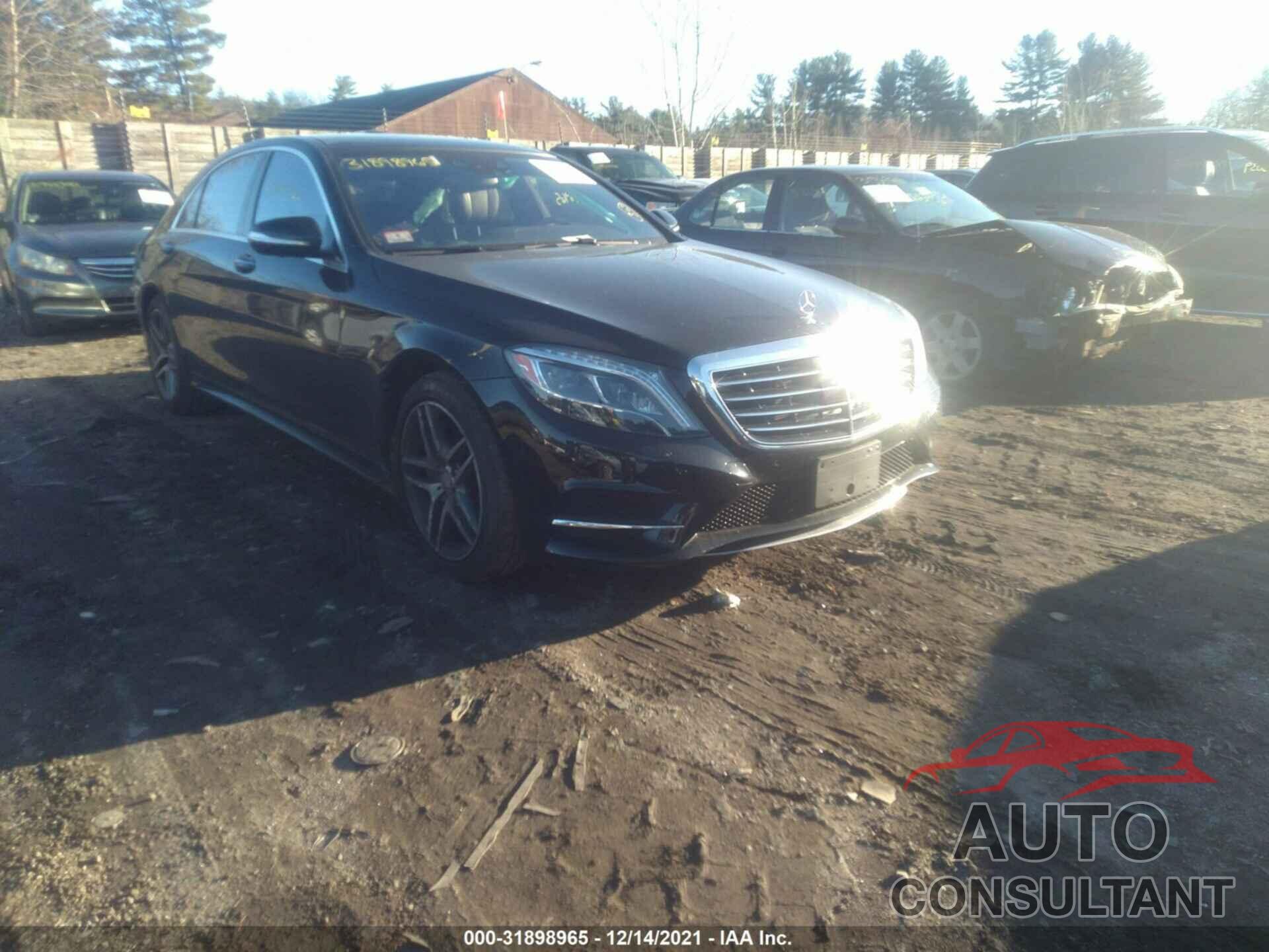 MERCEDES-BENZ S-CLASS 2016 - WDDUG8FB4GA269178
