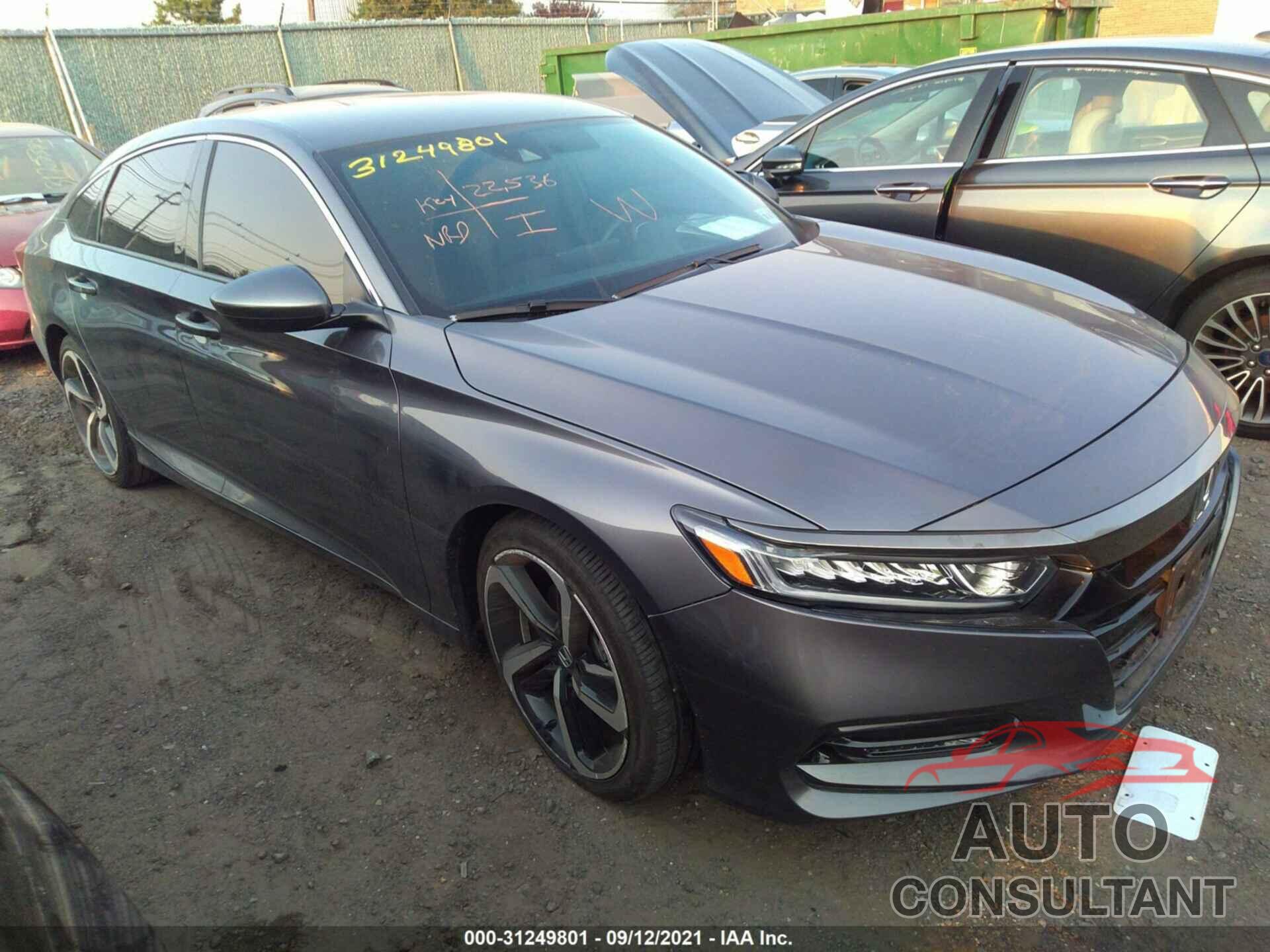 HONDA ACCORD SEDAN 2019 - 1HGCV1F36KA092445