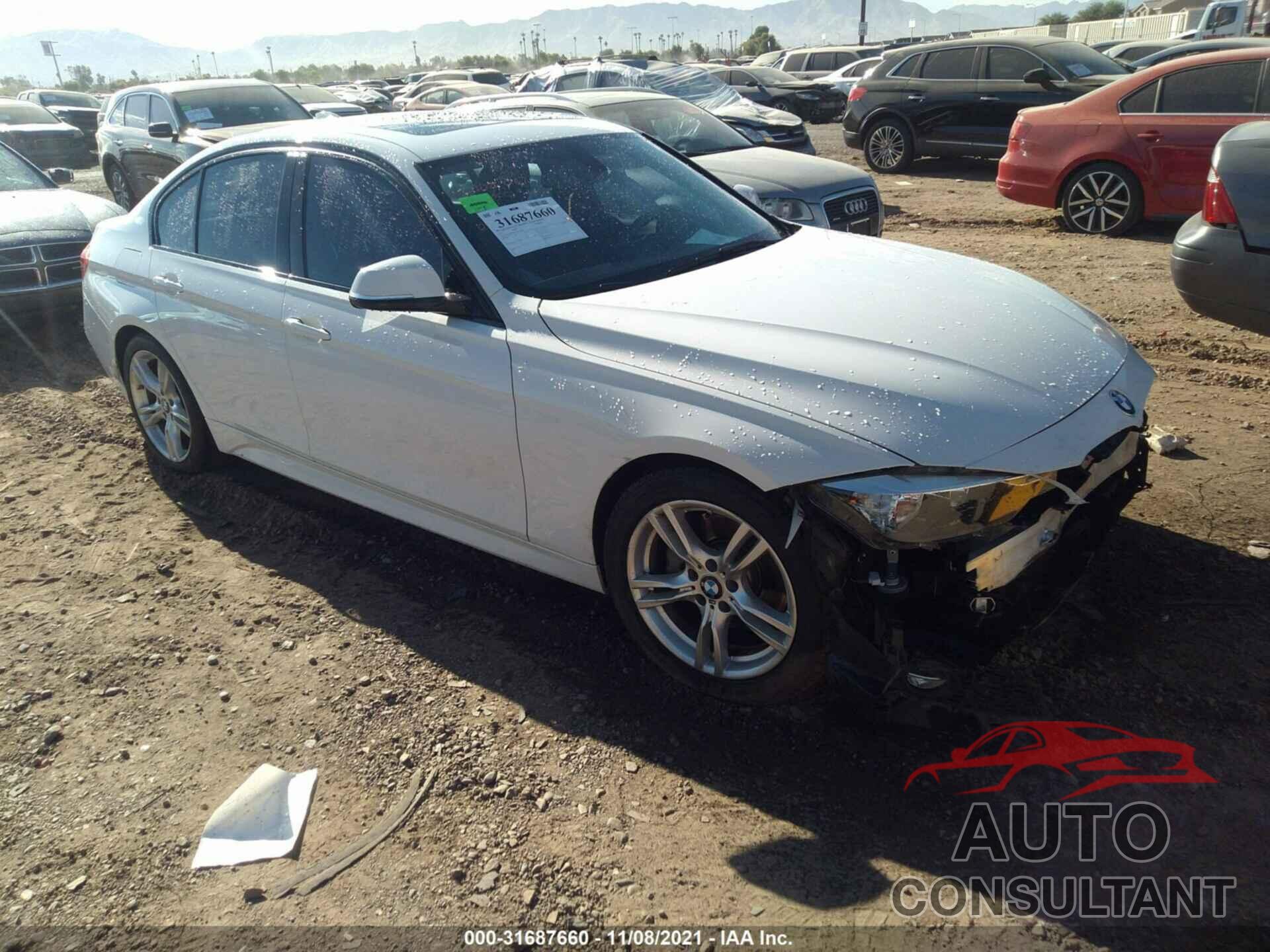 BMW 3 SERIES 2017 - WBA8B9G5XHNU50950
