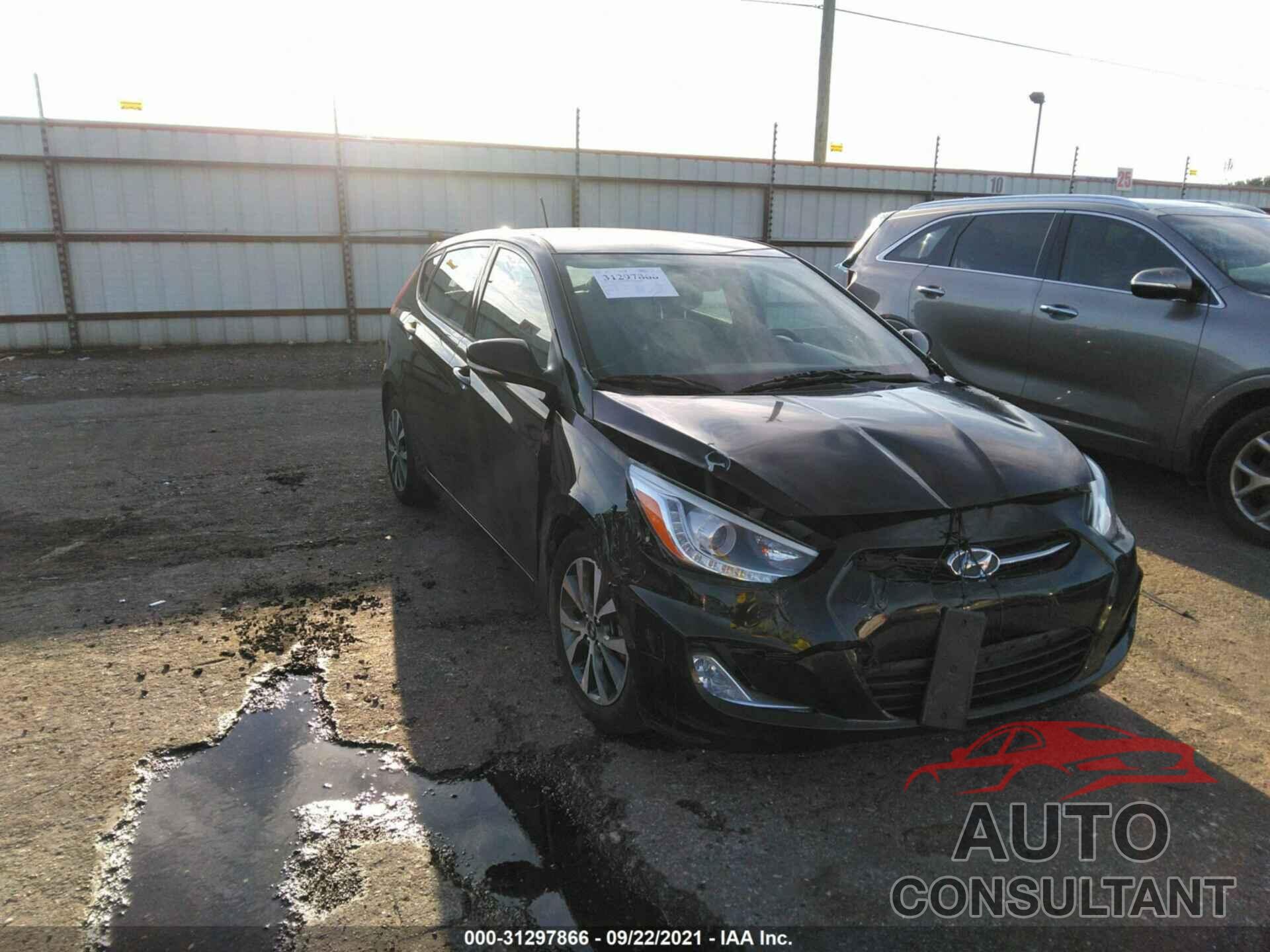 HYUNDAI ACCENT 2016 - KMHCU5AE6GU249278