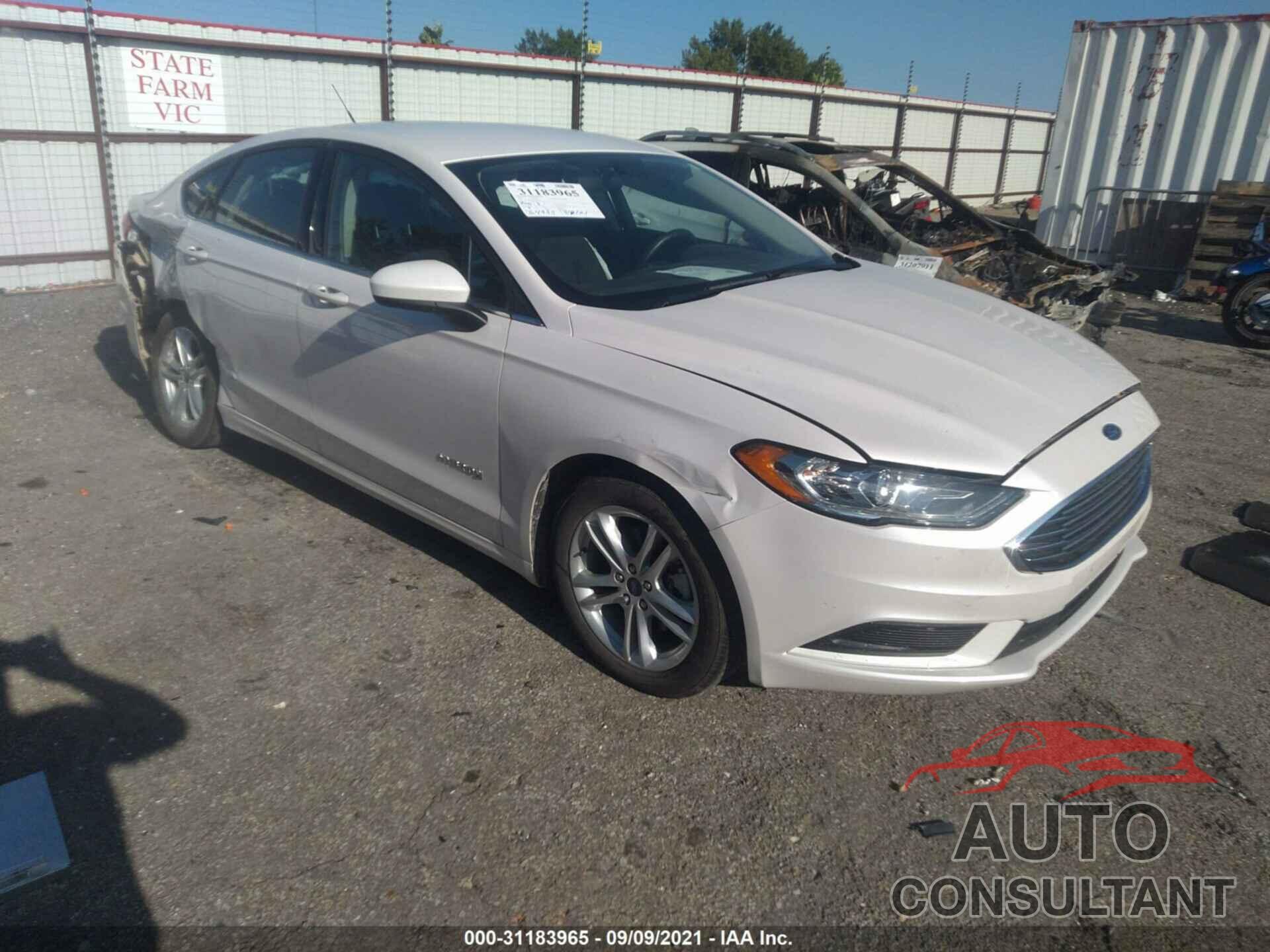 FORD FUSION HYBRID 2018 - 3FA6P0LU8JR238139