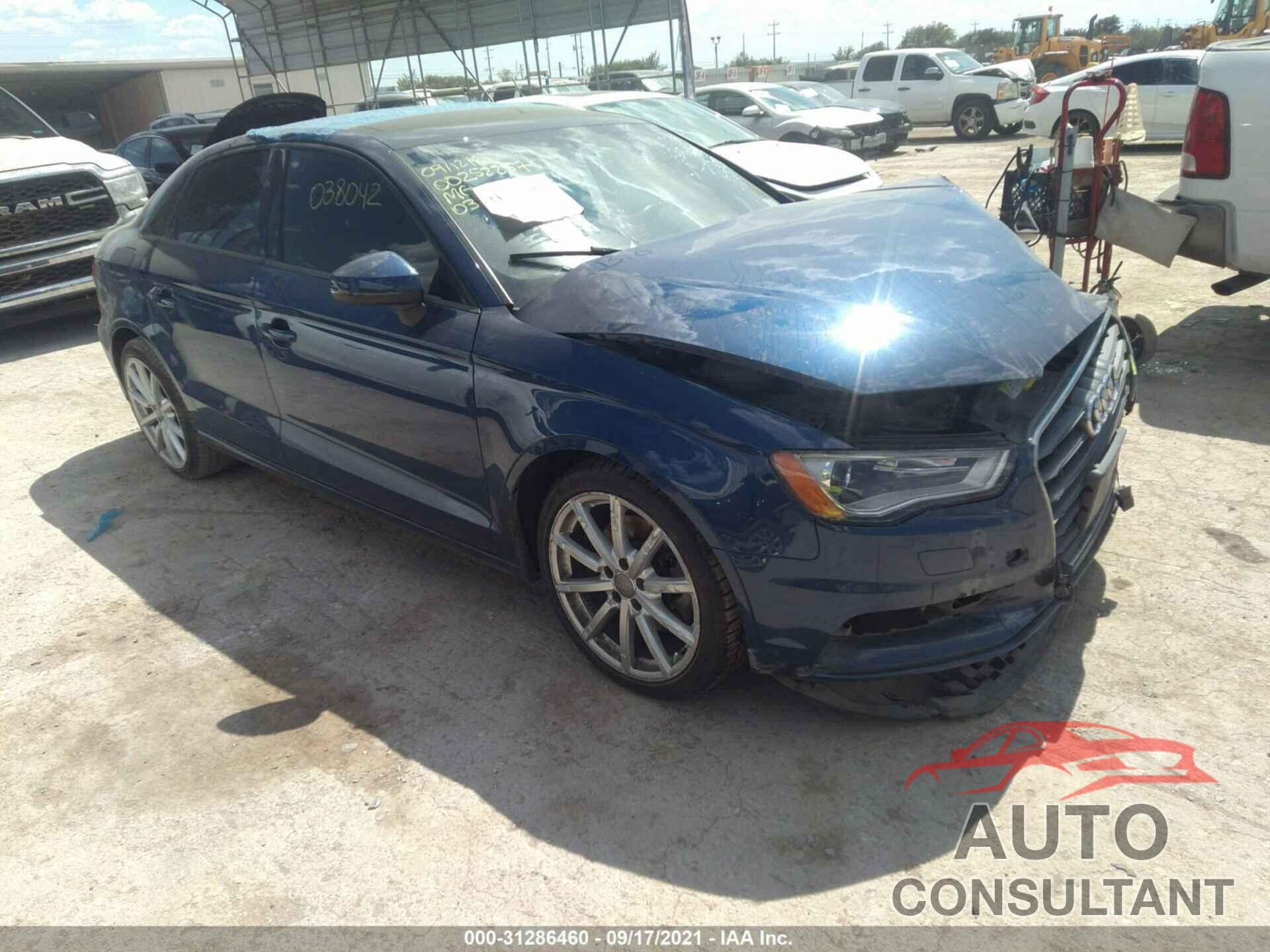 AUDI A3 2016 - WAUA7GFF9G1038042