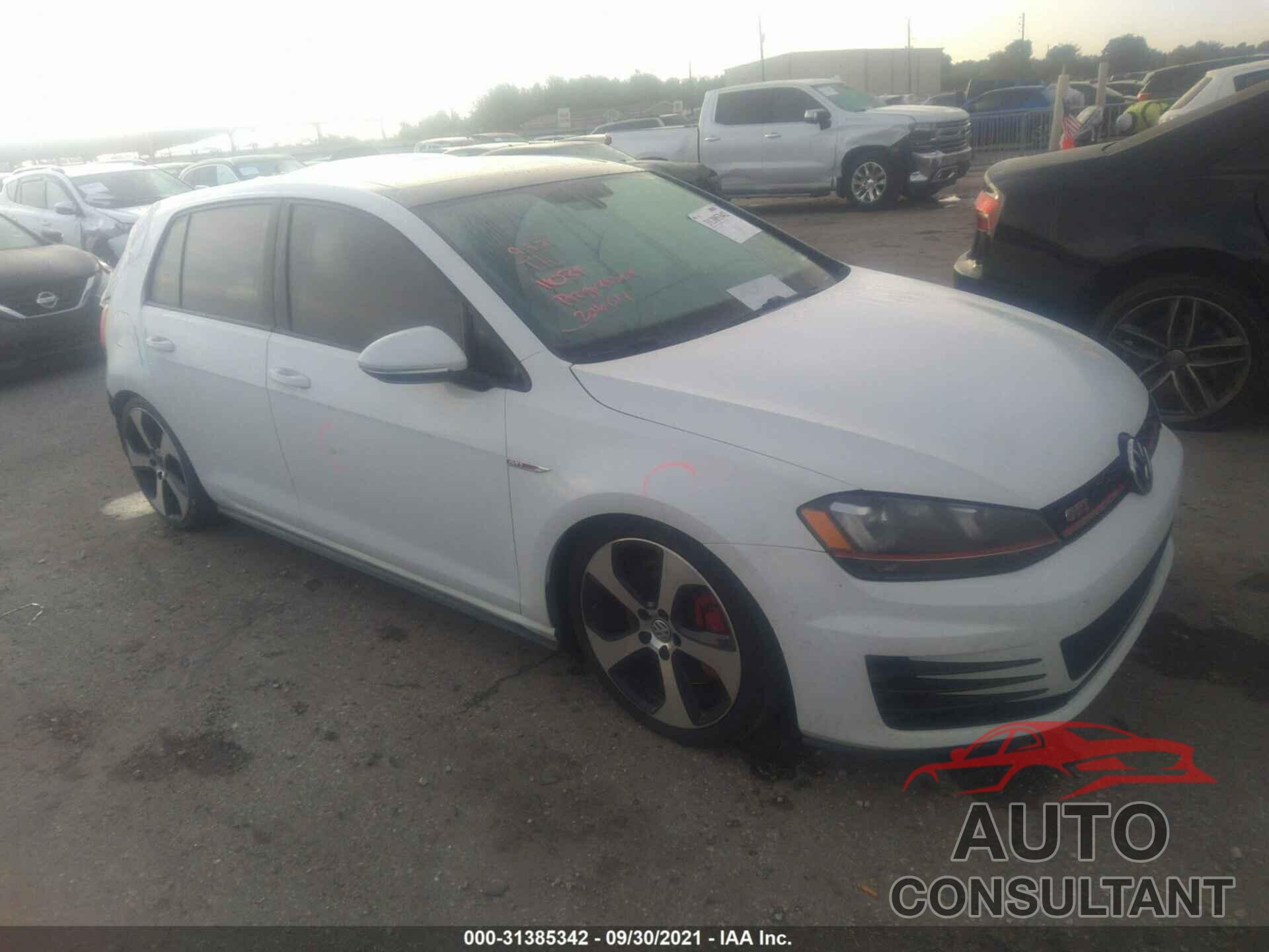 VOLKSWAGEN GOLF GTI 2016 - 3VW447AU9GM051579