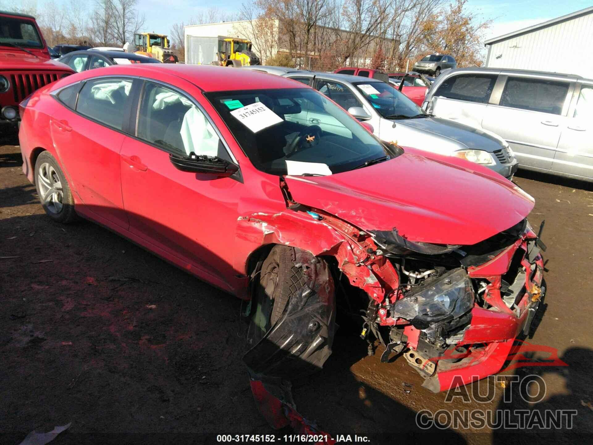 HONDA CIVIC SEDAN 2018 - 2HGFC2F54JH522807