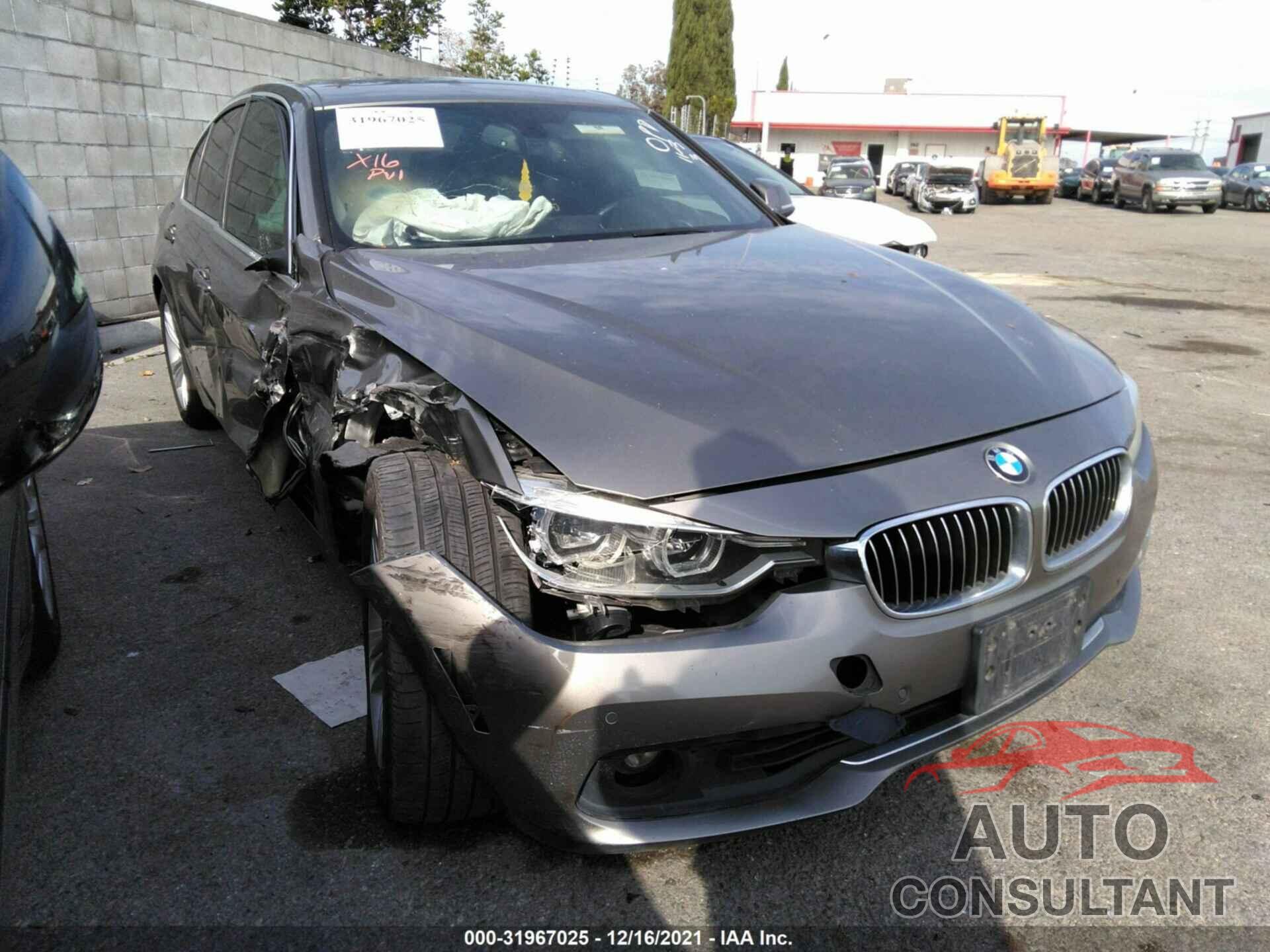 BMW 3 SERIES 2016 - WBA8E9G50GNT84317