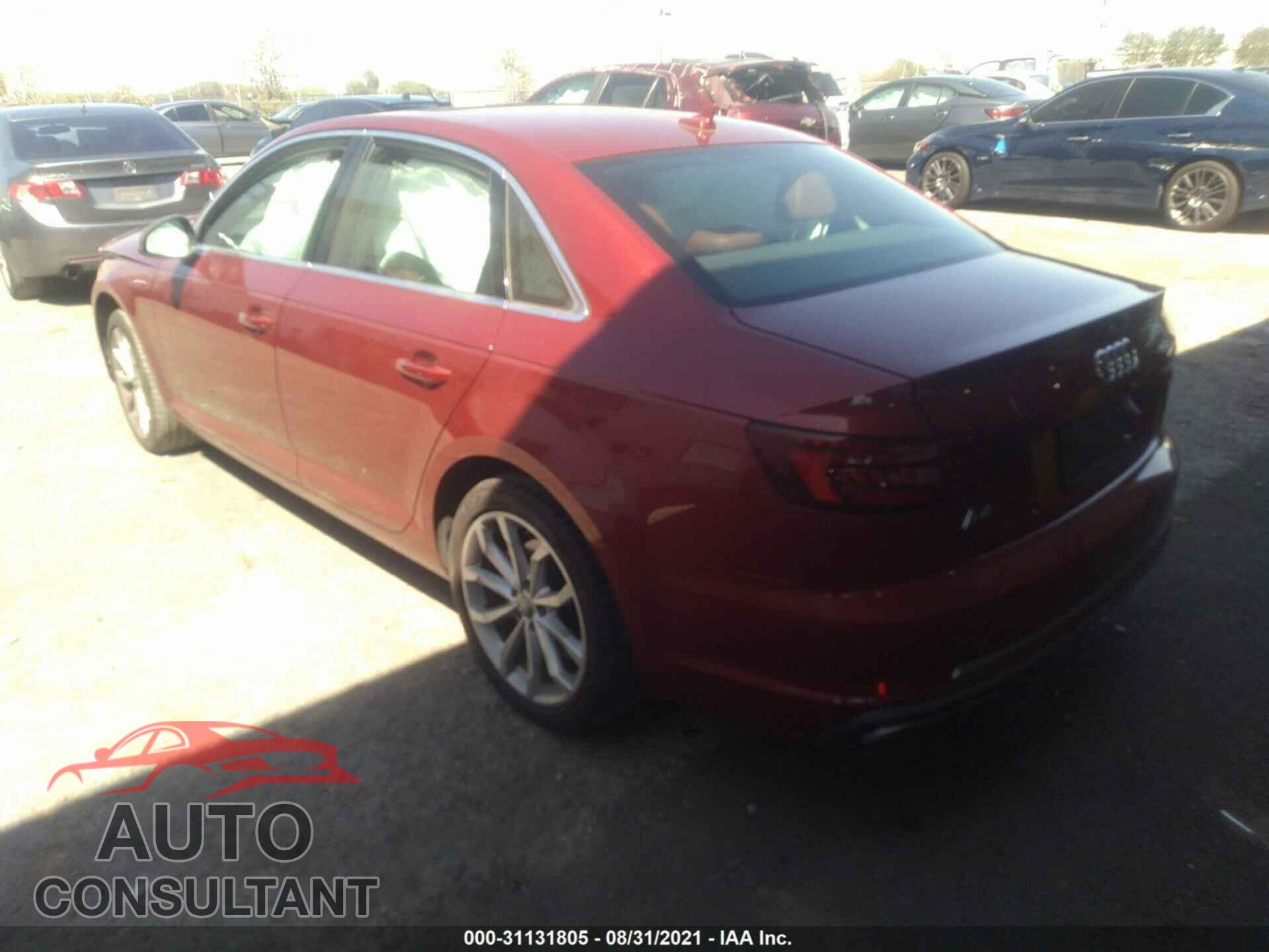 AUDI A4 2019 - WAUHMAF42KA044373