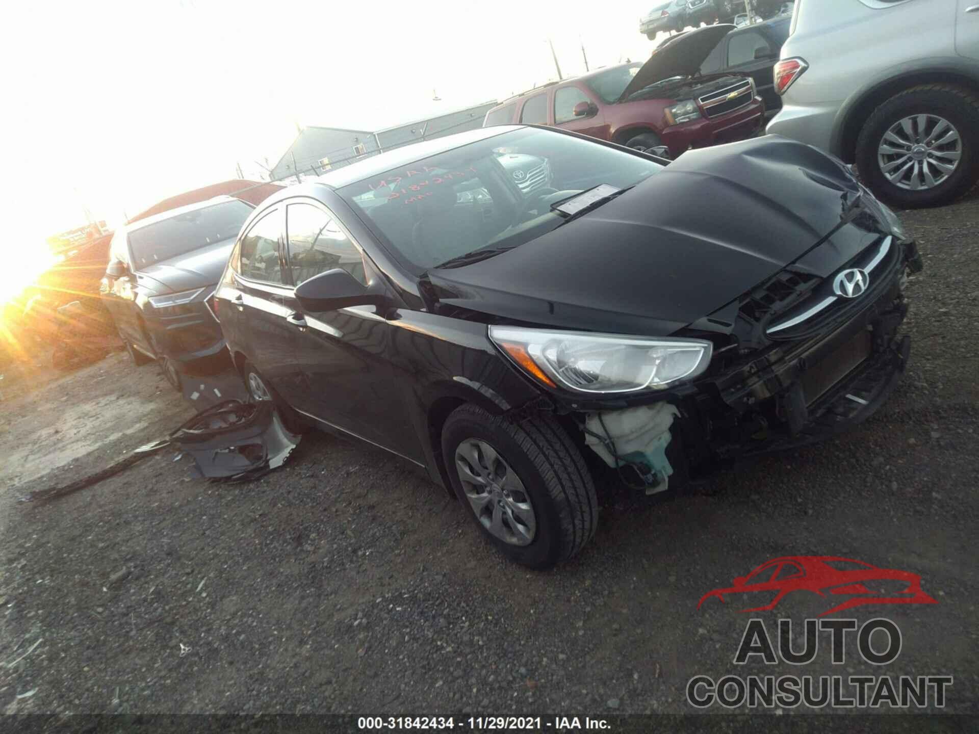 HYUNDAI ACCENT 2016 - KMHCT4AE9GU163573