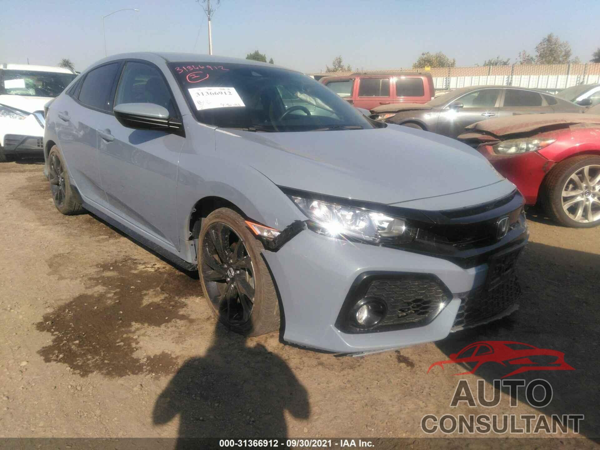 HONDA CIVIC HATCHBACK 2019 - SHHFK7H40KU409381