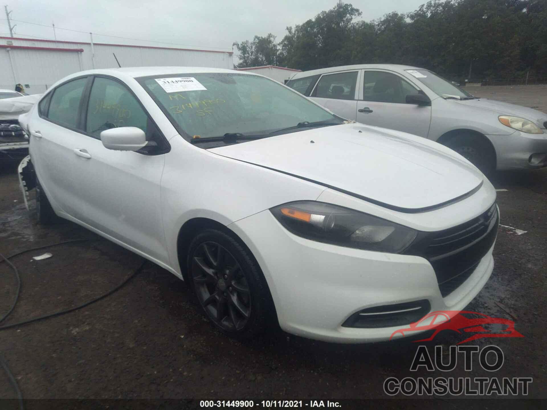 DODGE DART 2016 - 1C3CDFAA1GD555512