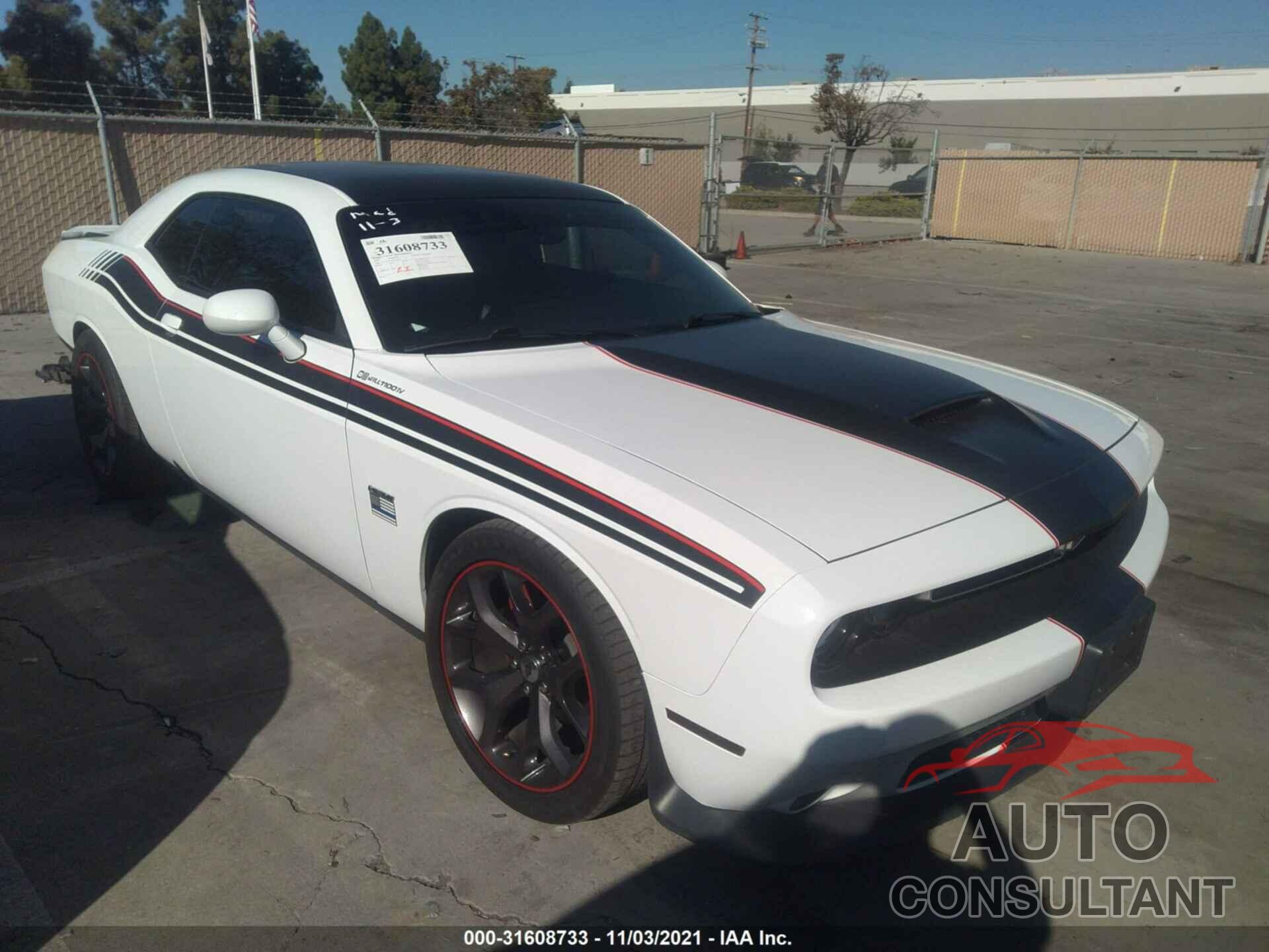 DODGE CHALLENGER 2019 - 2C3CDZBT0KH525365