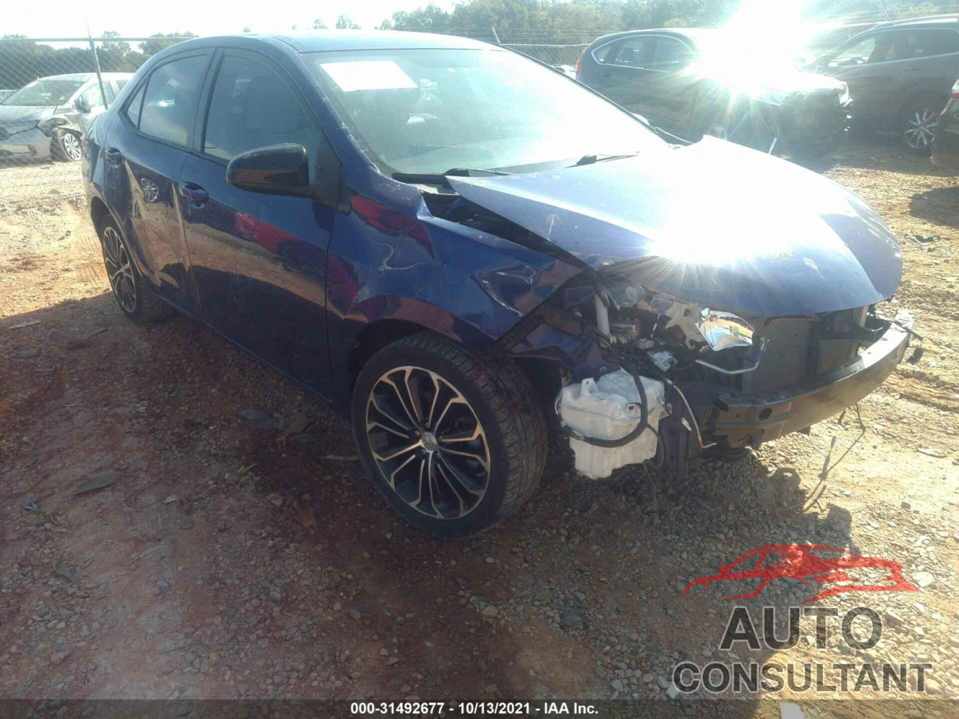 TOYOTA COROLLA 2016 - 2T1BURHE1GC503716