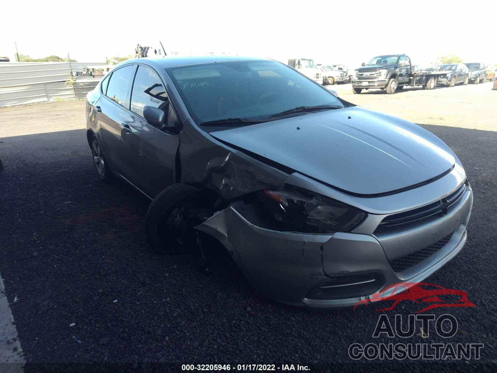 DODGE DART 2016 - 1C3CDFBBXGD680130