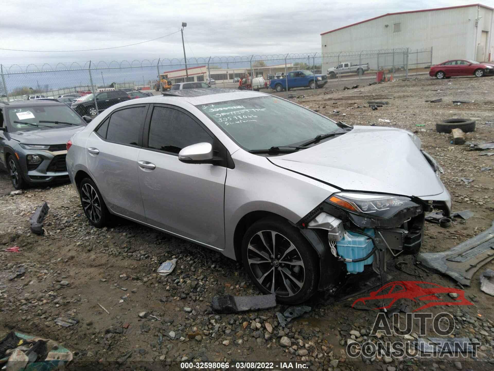 TOYOTA COROLLA 2019 - 5YFBURHE8KP882786