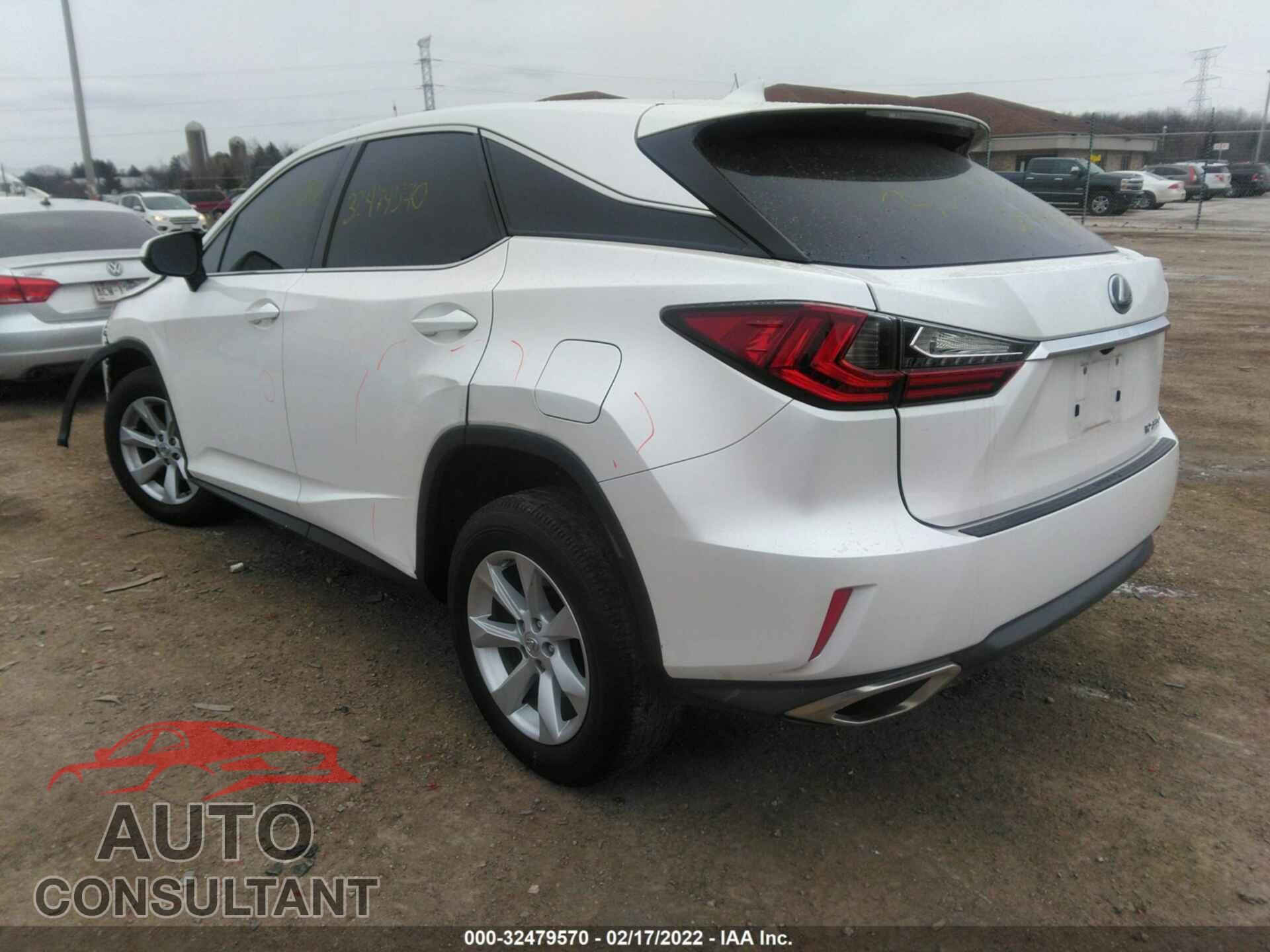 LEXUS RX 2017 - 2T2ZZMCA9HC080646