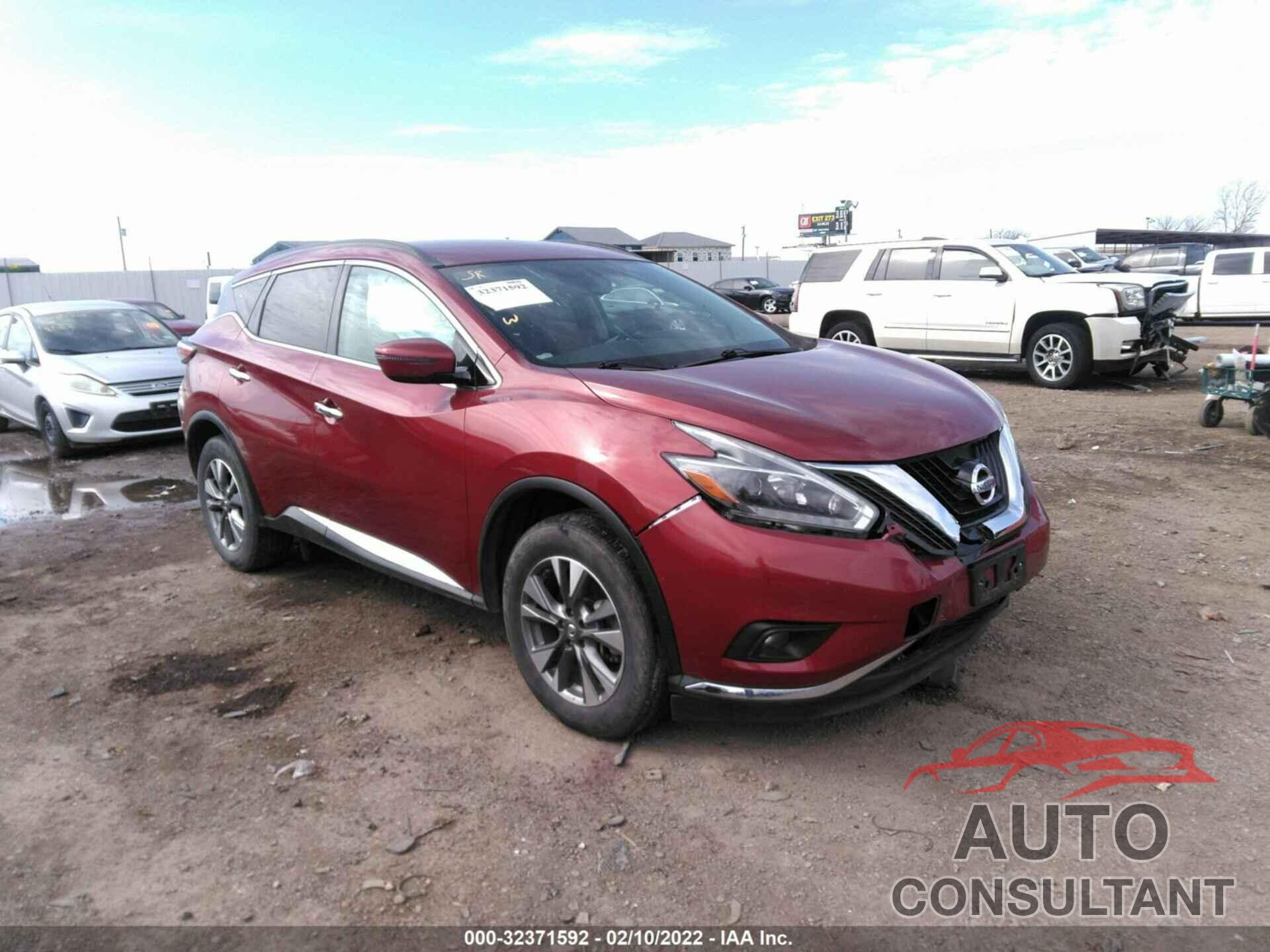 NISSAN MURANO 2018 - 5N1AZ2MG7JN122982