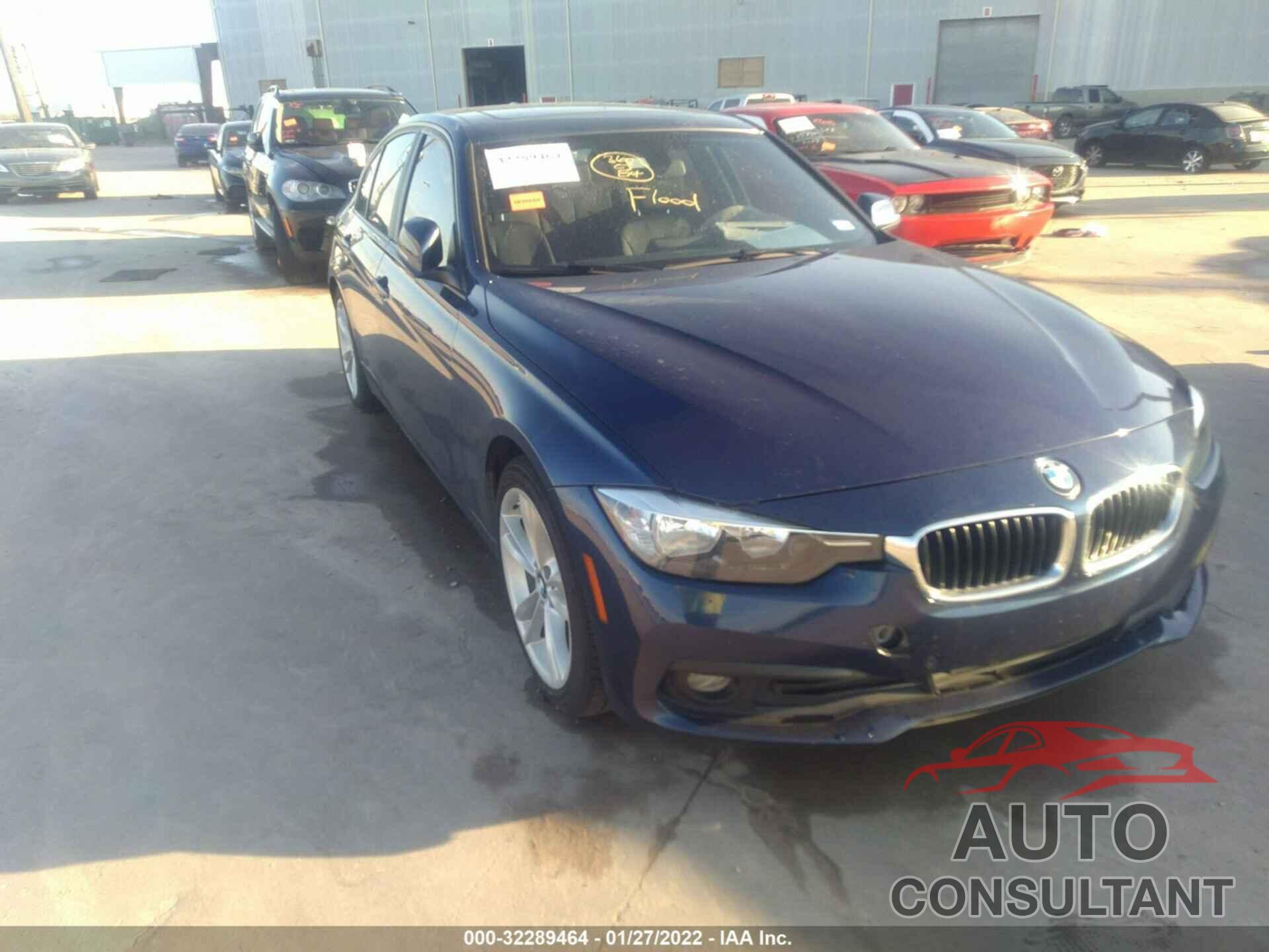 BMW 3 SERIES 2017 - WBA8E1G56HNU14939