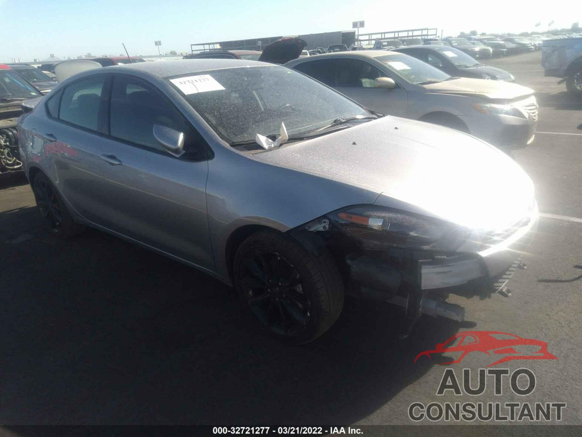 DODGE DART 2016 - 1C3CDFFA2GD822052