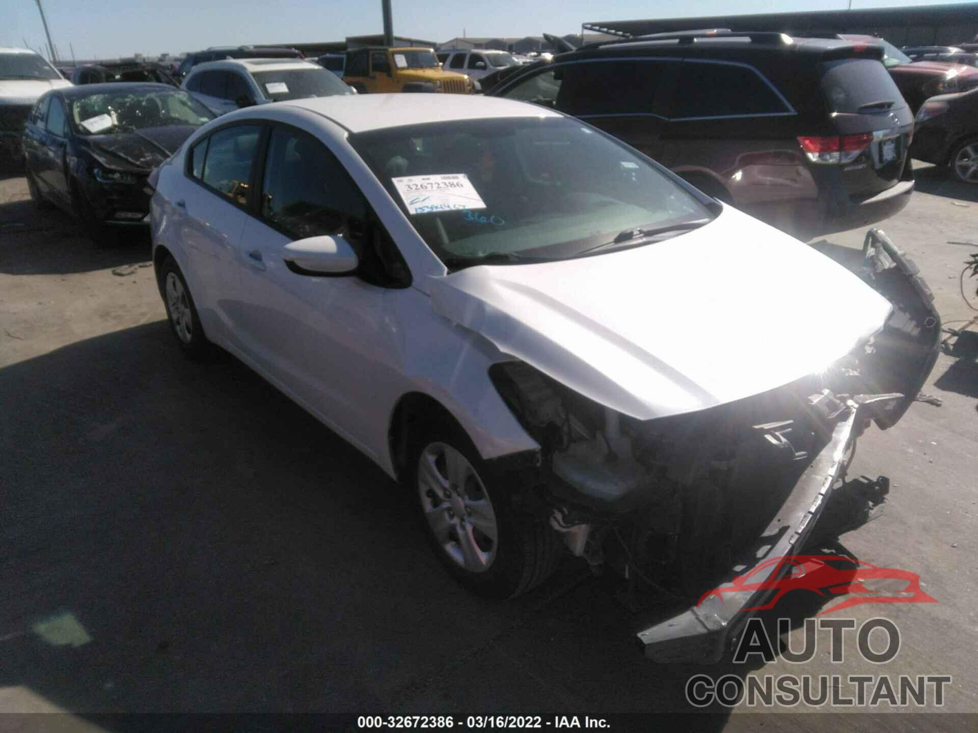 KIA FORTE 2017 - 3KPFL4A76HE091265