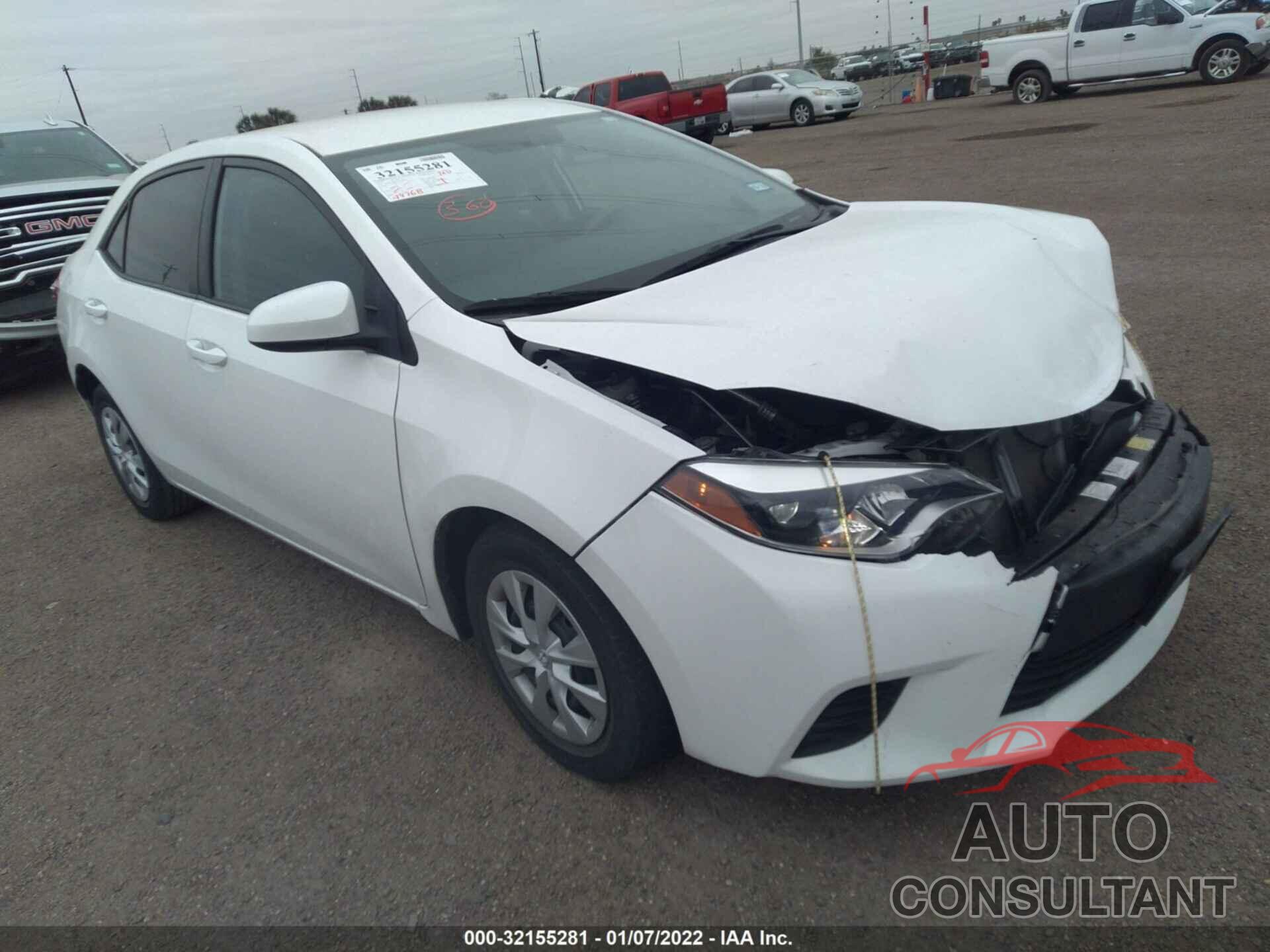 TOYOTA COROLLA 2016 - 5YFBURHE4GP462207