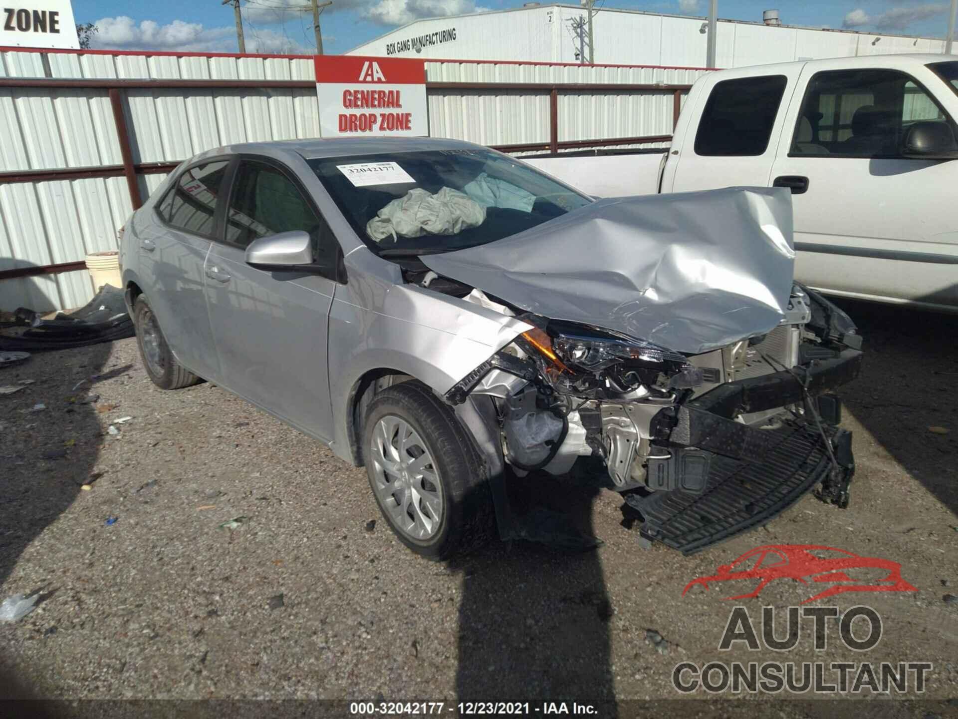 TOYOTA COROLLA 2019 - 5YFBURHE1KP894973