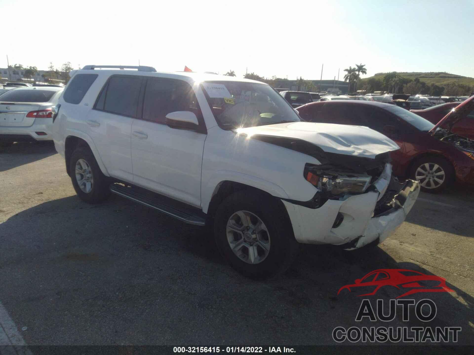 TOYOTA 4RUNNER 2016 - JTEZU5JR7G5127309