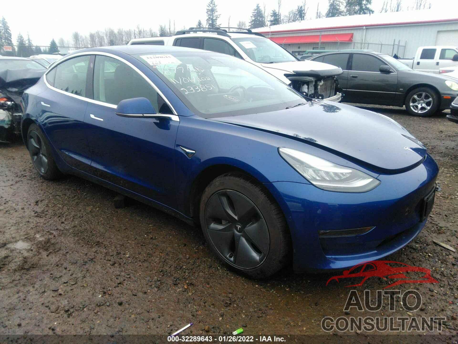 TESLA MODEL 3 2019 - 5YJ3E1EB9KF496550
