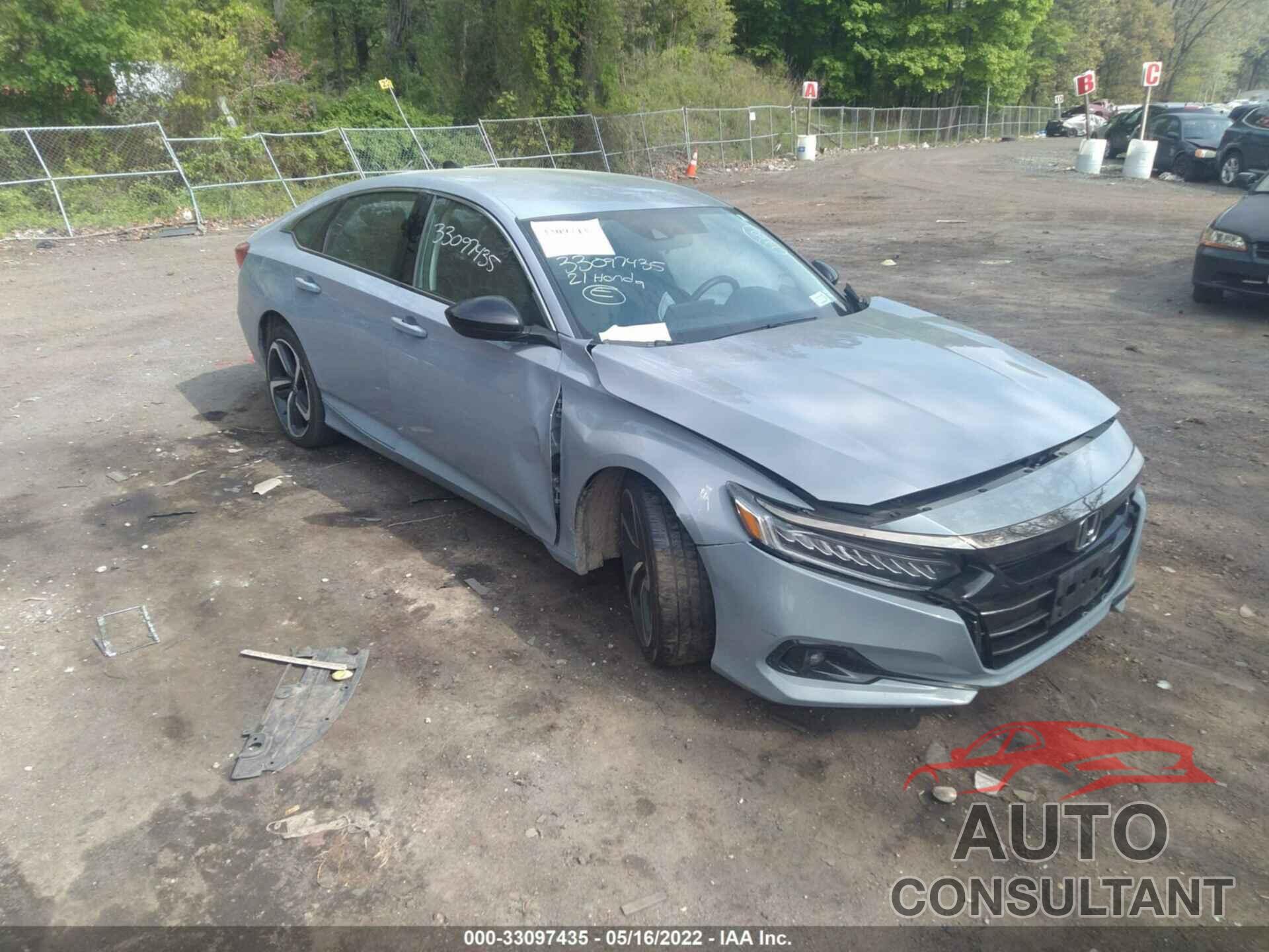 HONDA ACCORD SEDAN 2021 - 1HGCV1F46MA014436