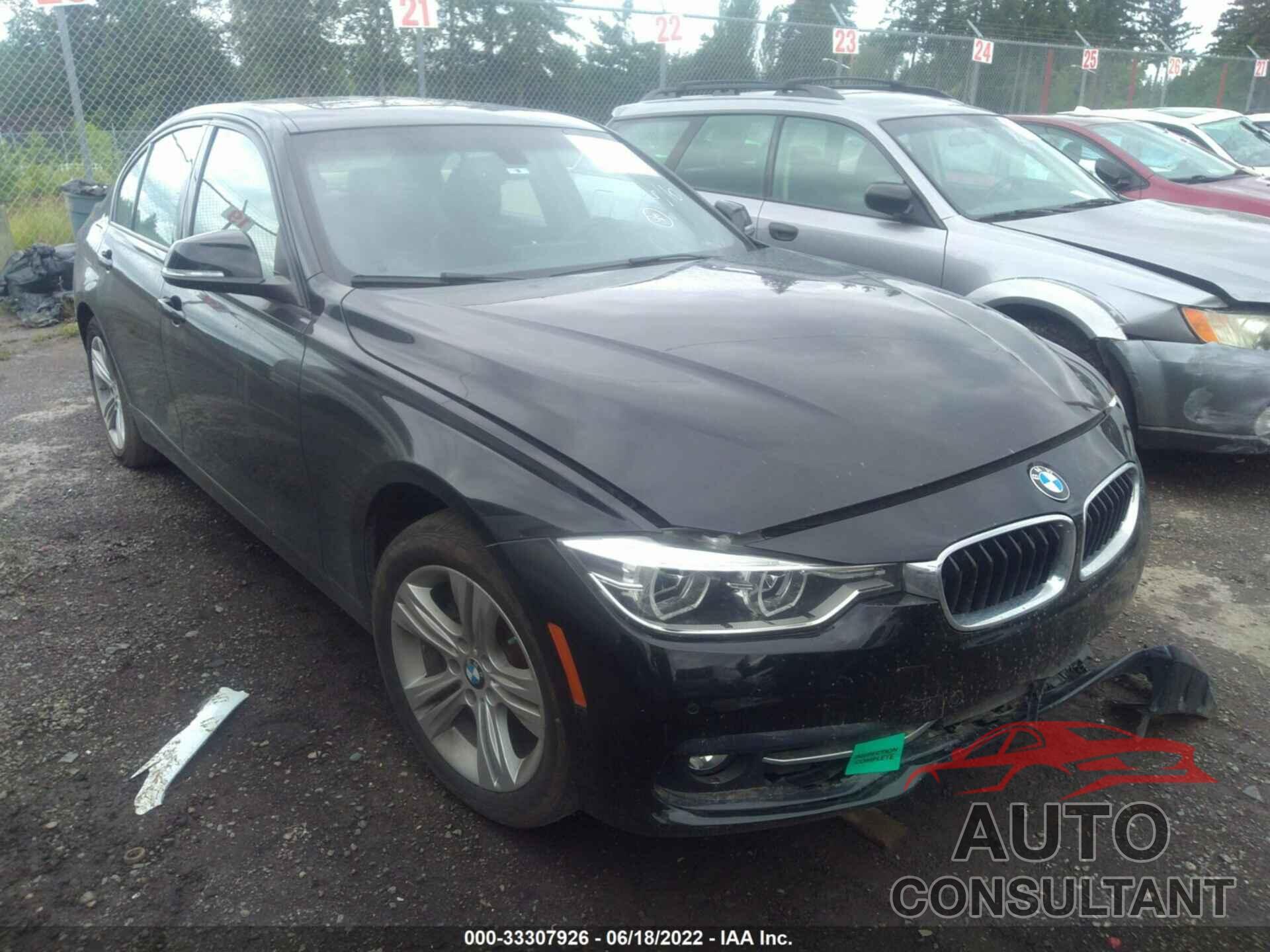 BMW 3 SERIES 2016 - WBA8E9G59GNU29870