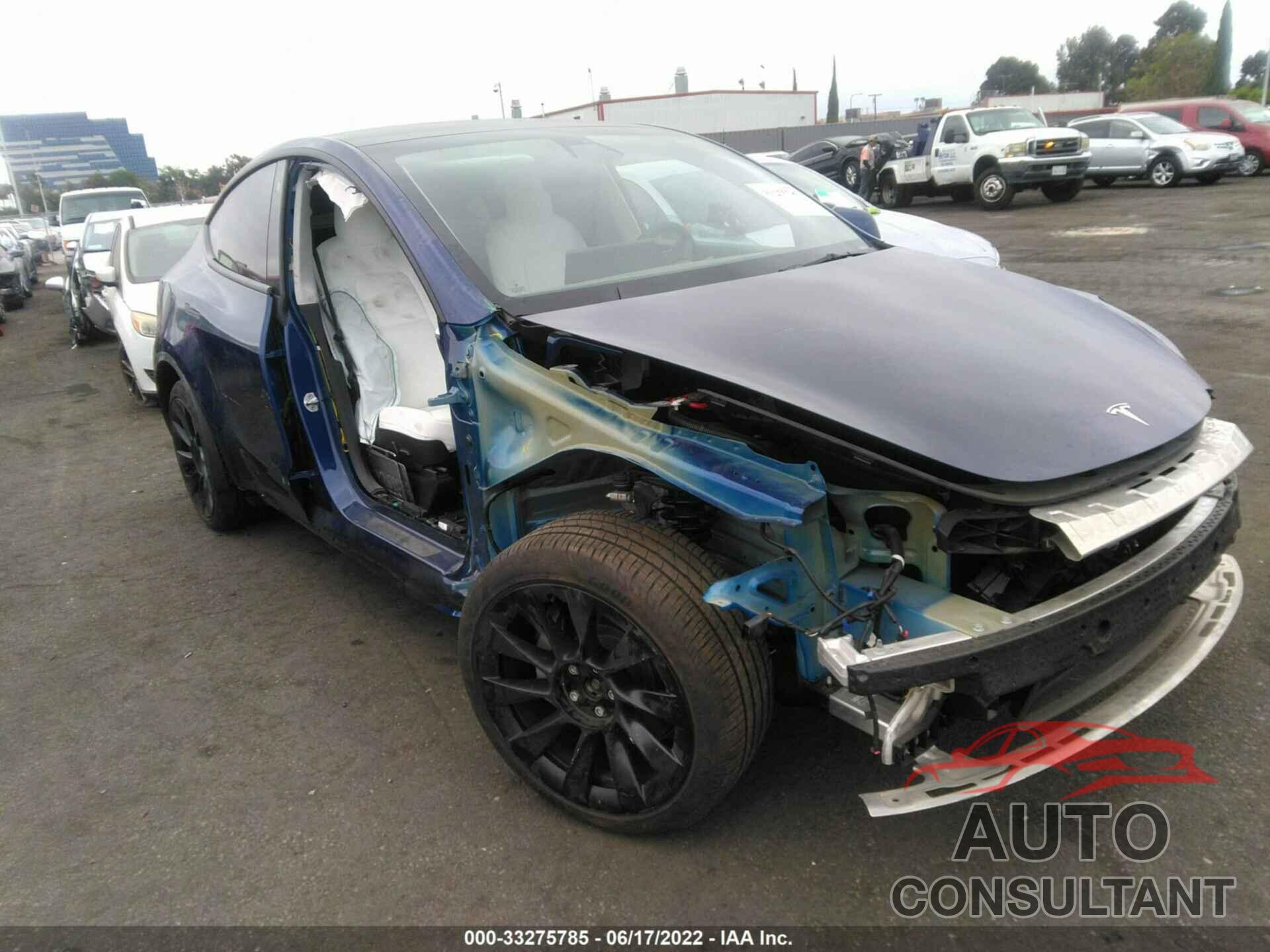TESLA MODEL Y 2022 - 7SAYGDEE0NF346586