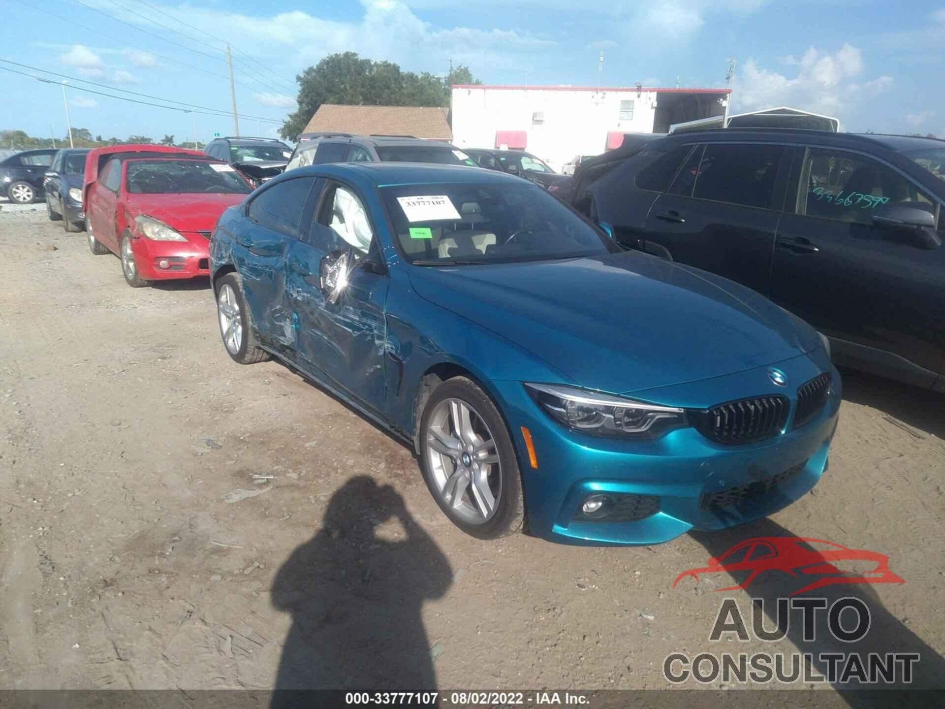 BMW 4 SERIES 2018 - WBA4J3C54JBL04765